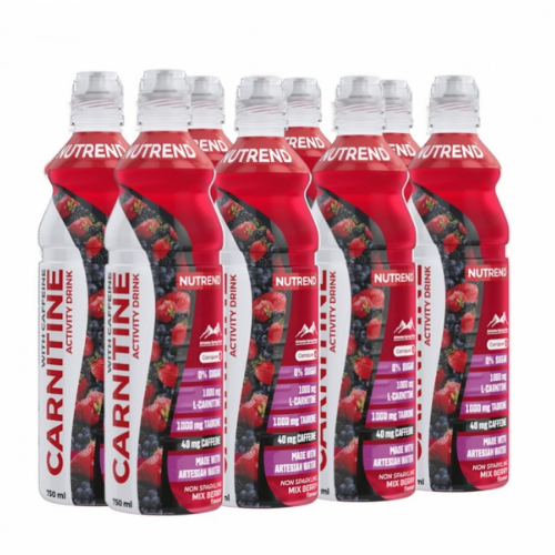 NUTREND Boisson à la carnitine avec caféine - 8x 750ml 