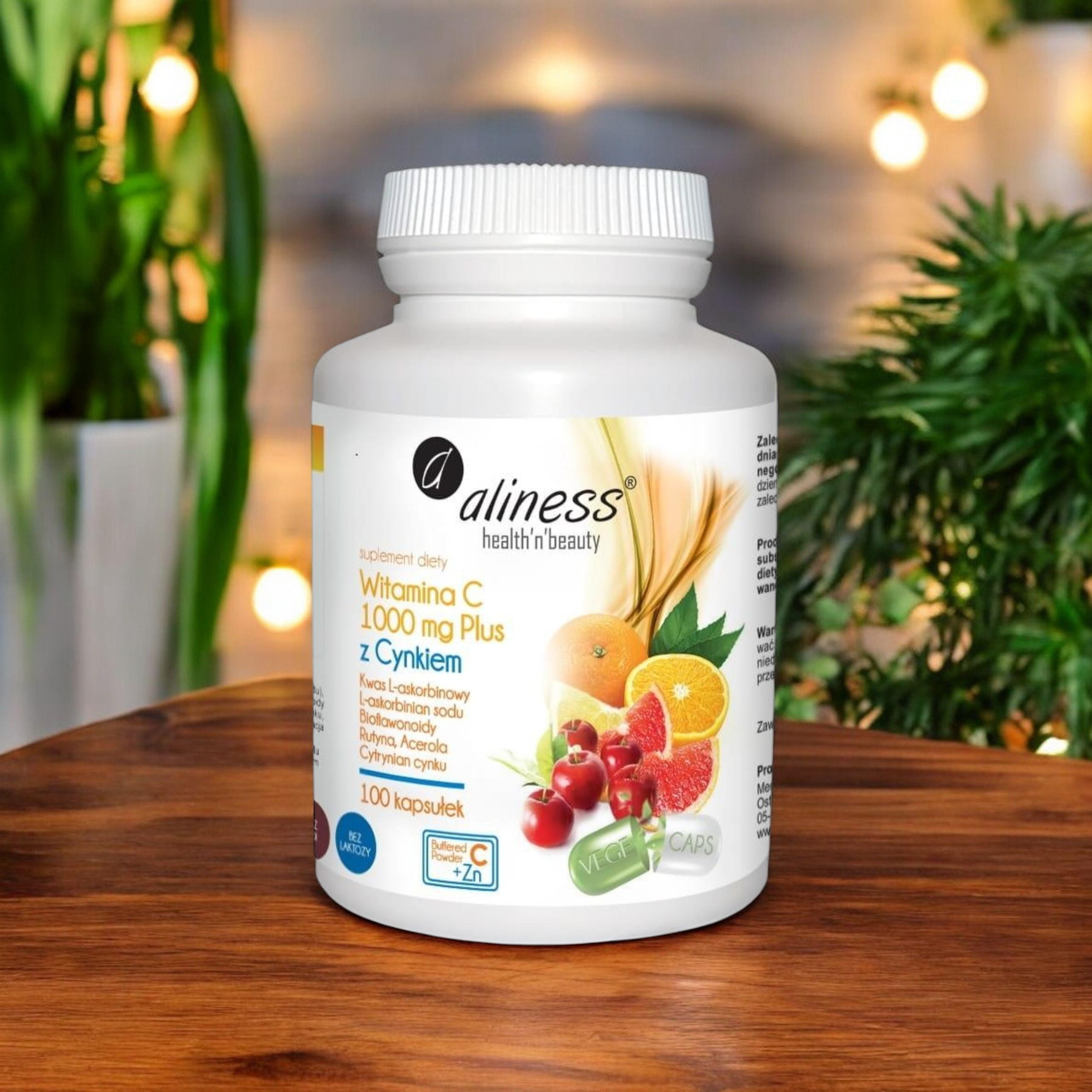 ALINESS - Vitamine C 1000mg - 100vcaps.