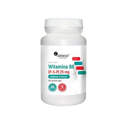 ALINESS - Vitamine B6 (P-5-P) 25mg - 100vtabs.