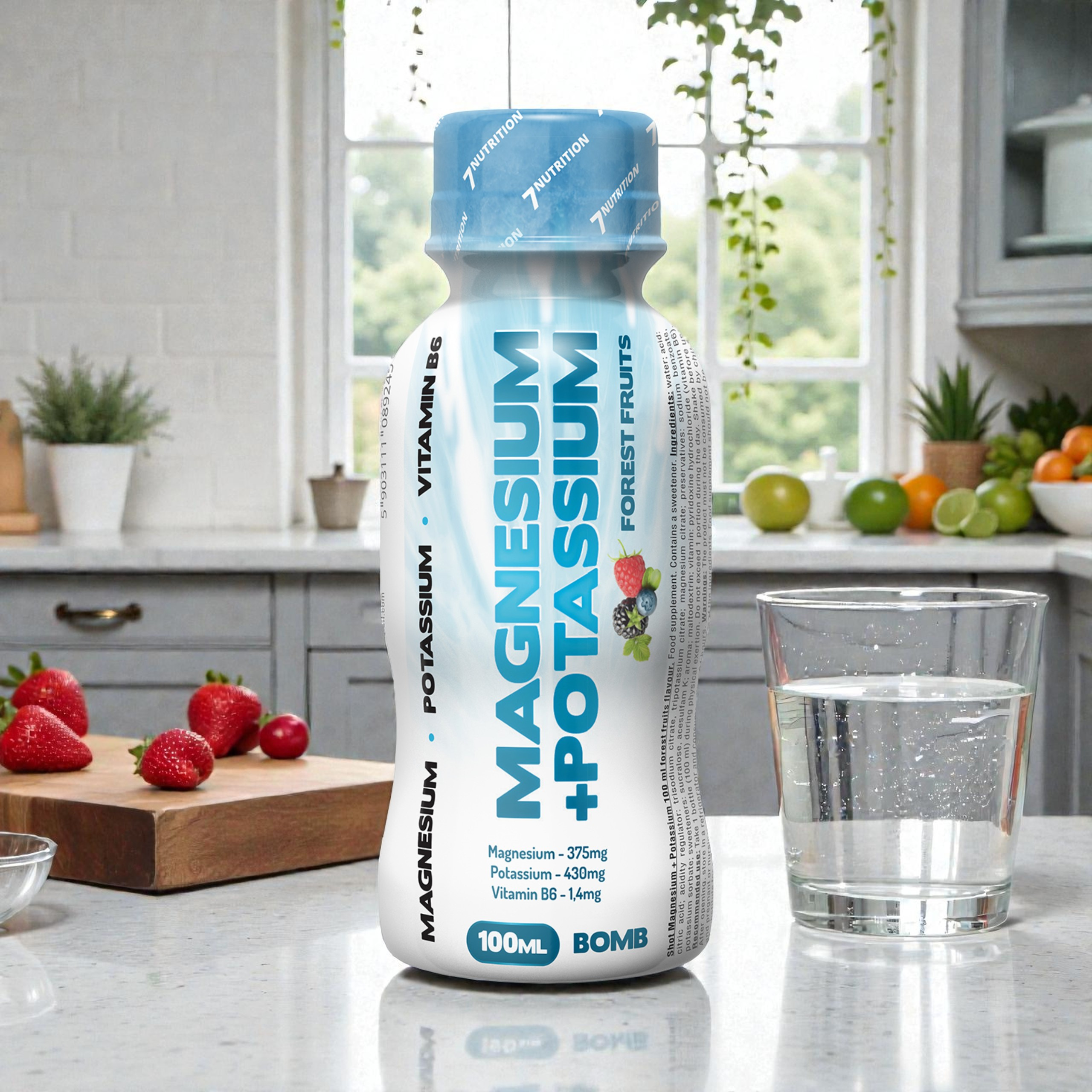7 NUTRITION - Magnesium + Potassium Shot - 12x 100ml - Fruits des Bois