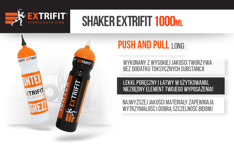 EXTRIFIT Bottle Push and Pool Long - 1000ml