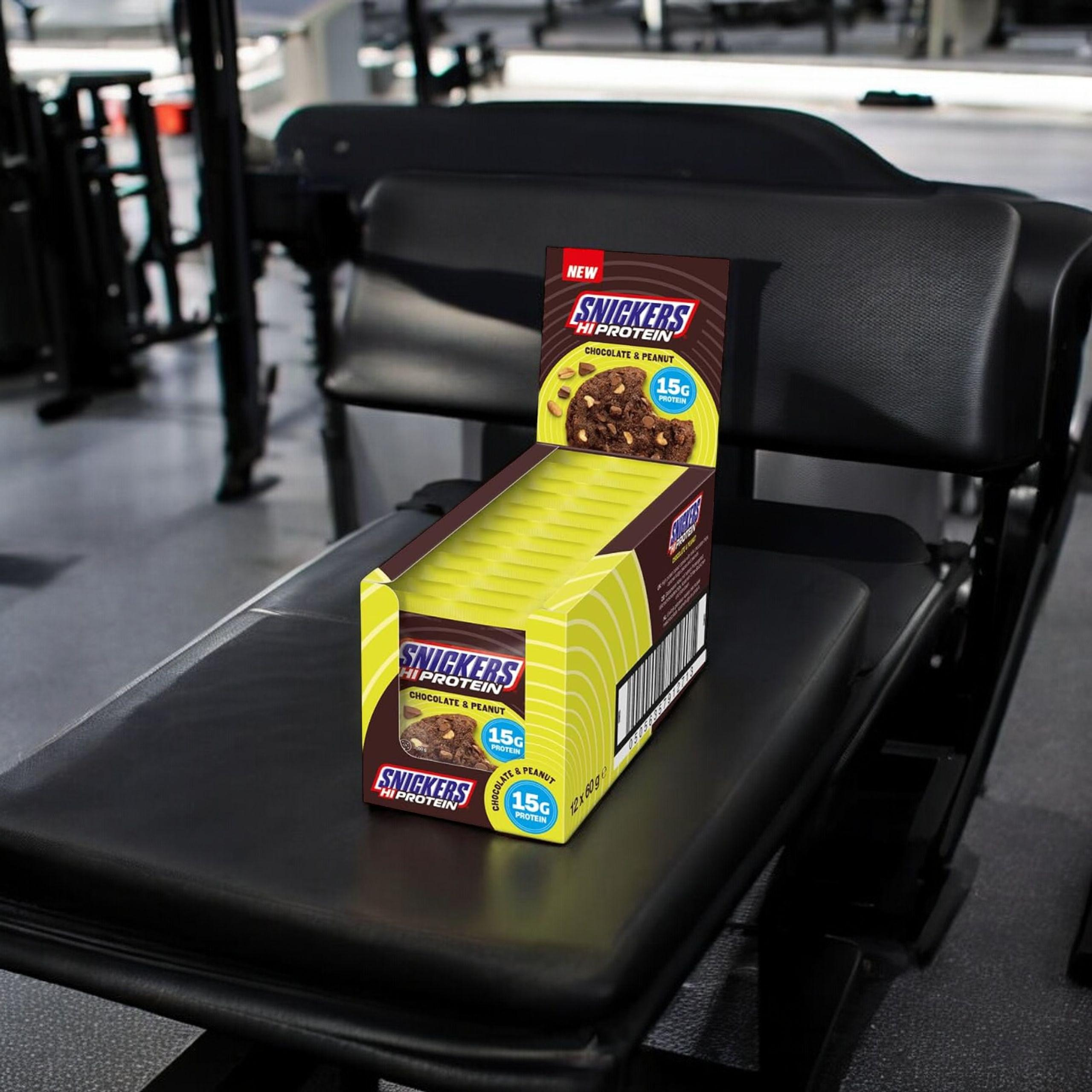 Mars – Biscuit Protéiné Snickers – 12×60 g – Chocolat & Cacahuète