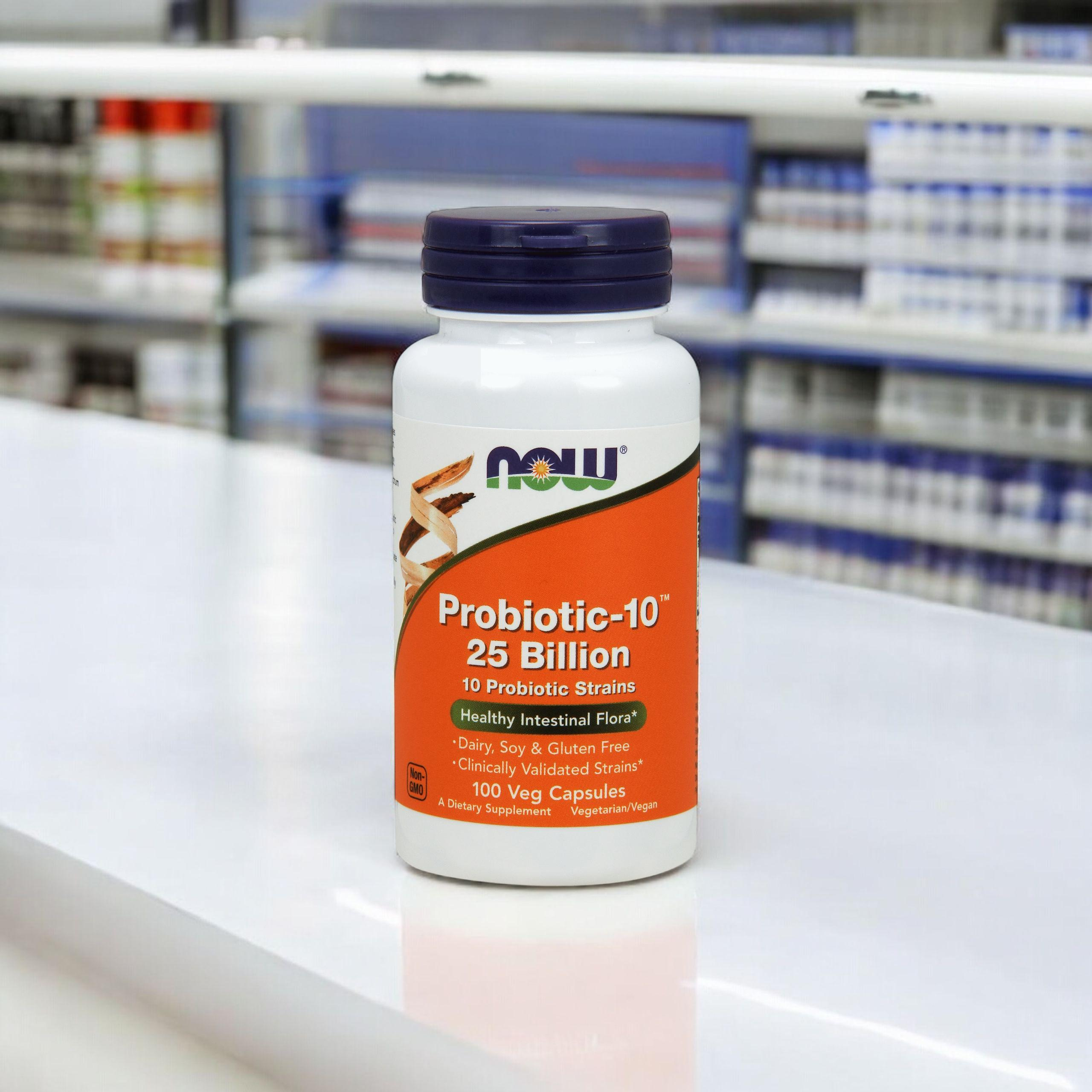 NOW Probiotic-10 25 Billion - 100vegcaps