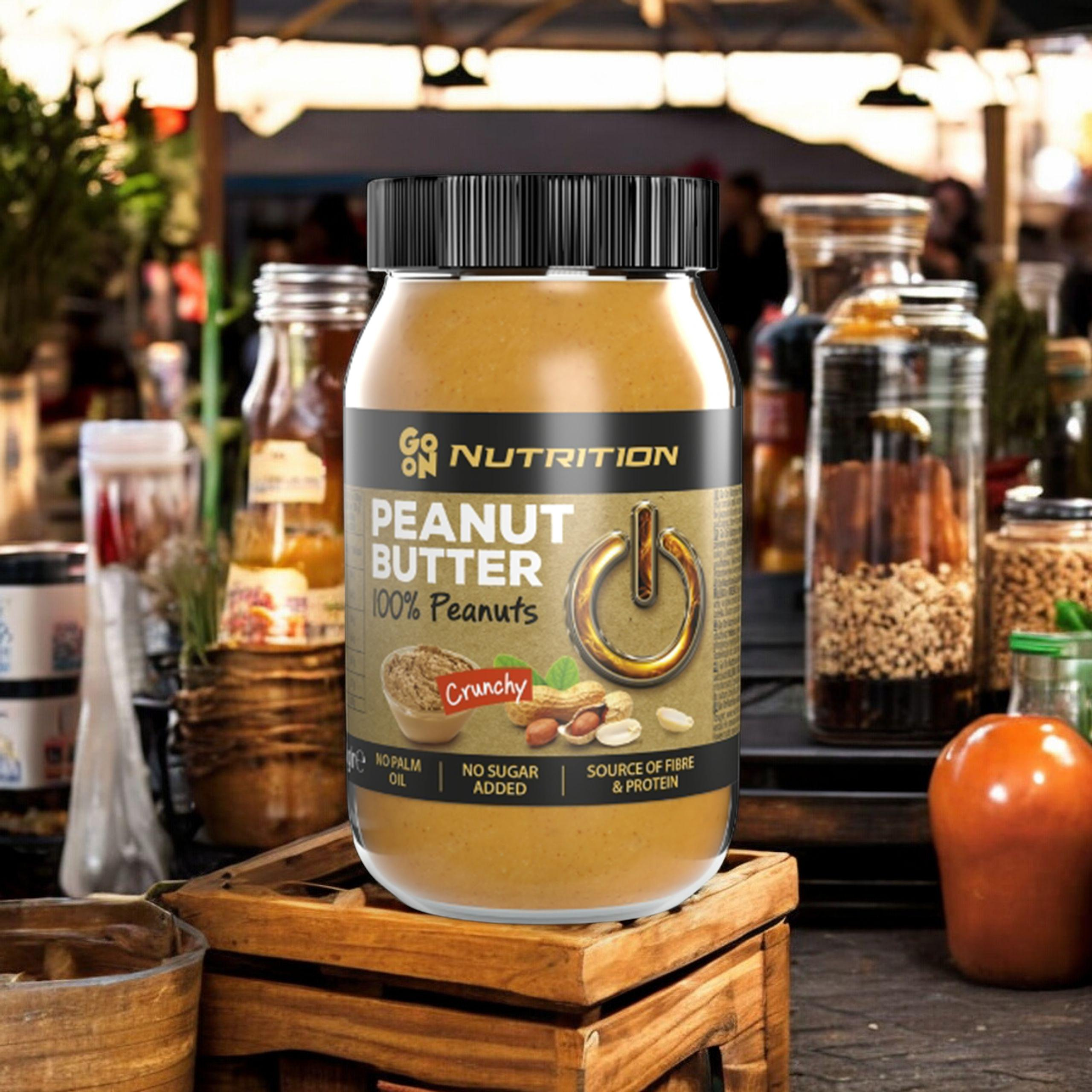 GO ON NUTRITION Peanut Cream 100% Peanuts - 900g - Crème de cacahuètes