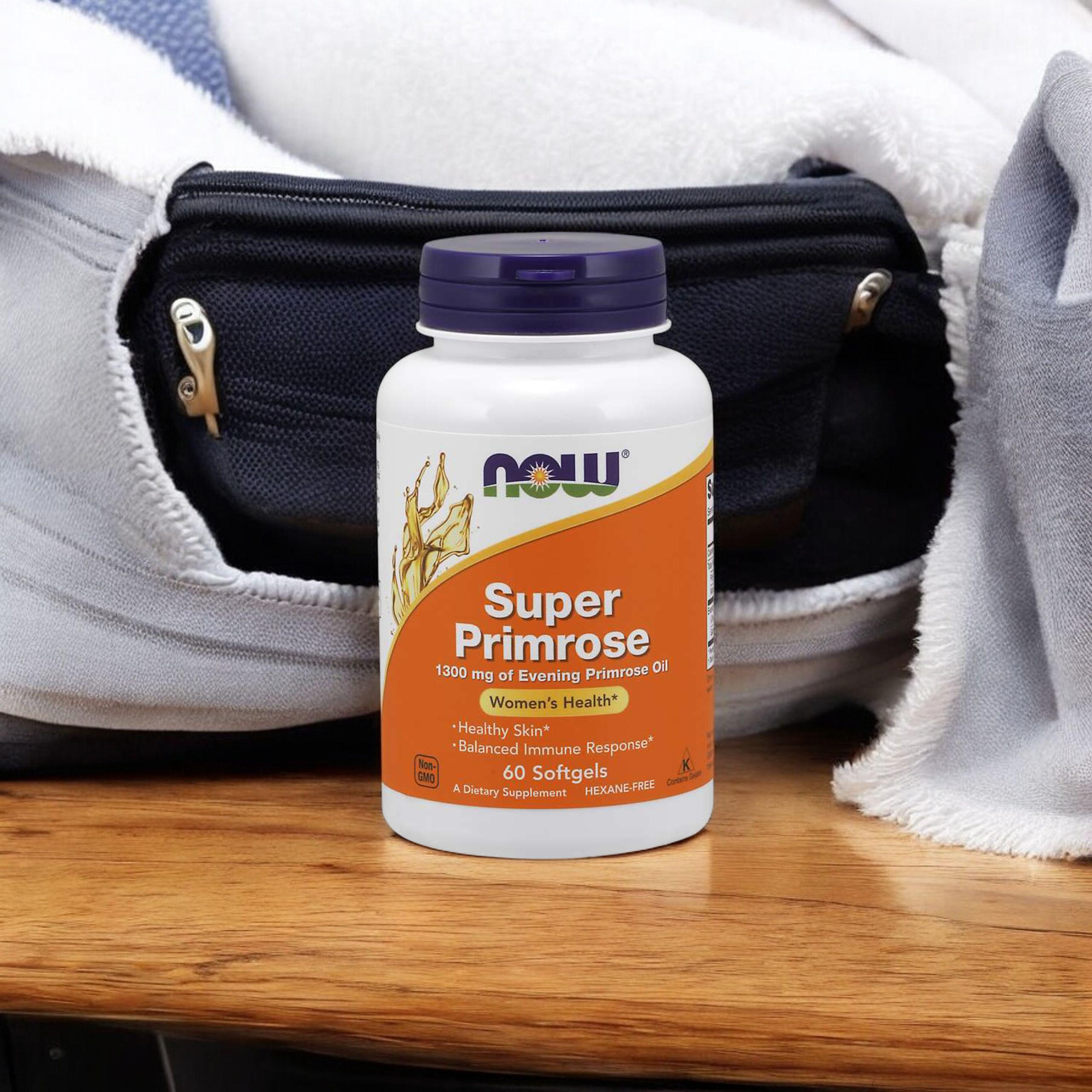 NOW Super Primrose - 60softgels. - Huile d'Onagre Biannuelle