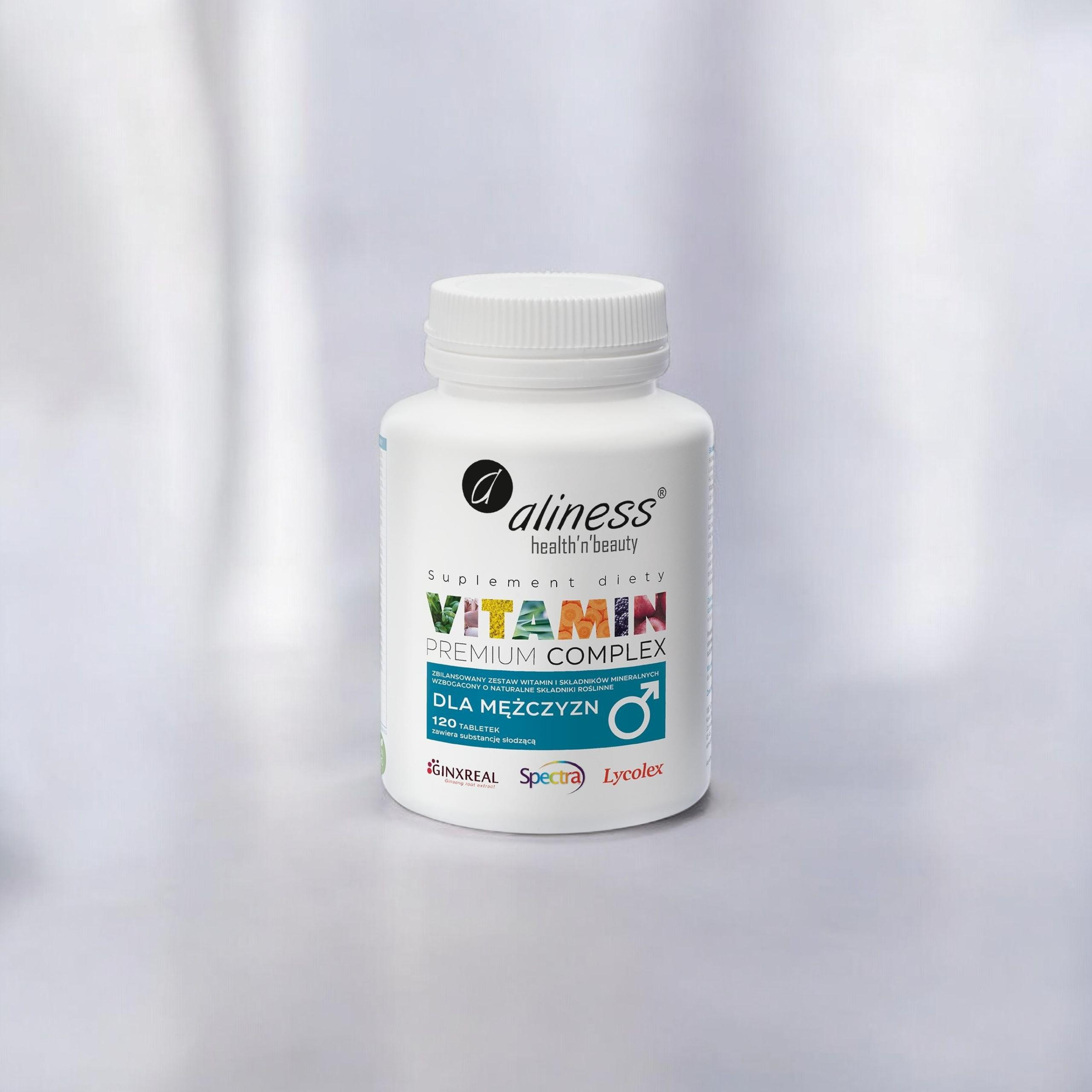 ALINESS - Complexe Vitaminique Pour Hommes - 120 comprimés