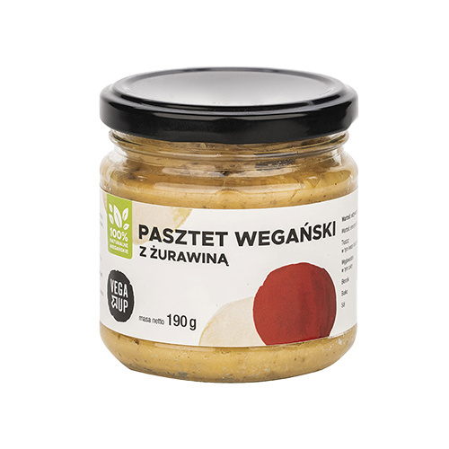 VEGA UP - Pâté Végétalien avec Cranberry - 190g - Cranberry