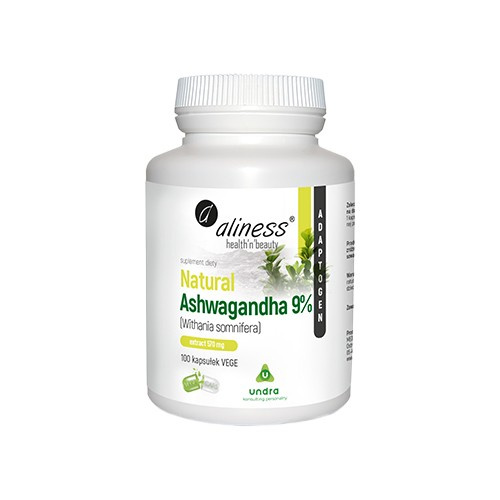 ALINESS Ashwagandha 9% 570mg - 100 vcaps