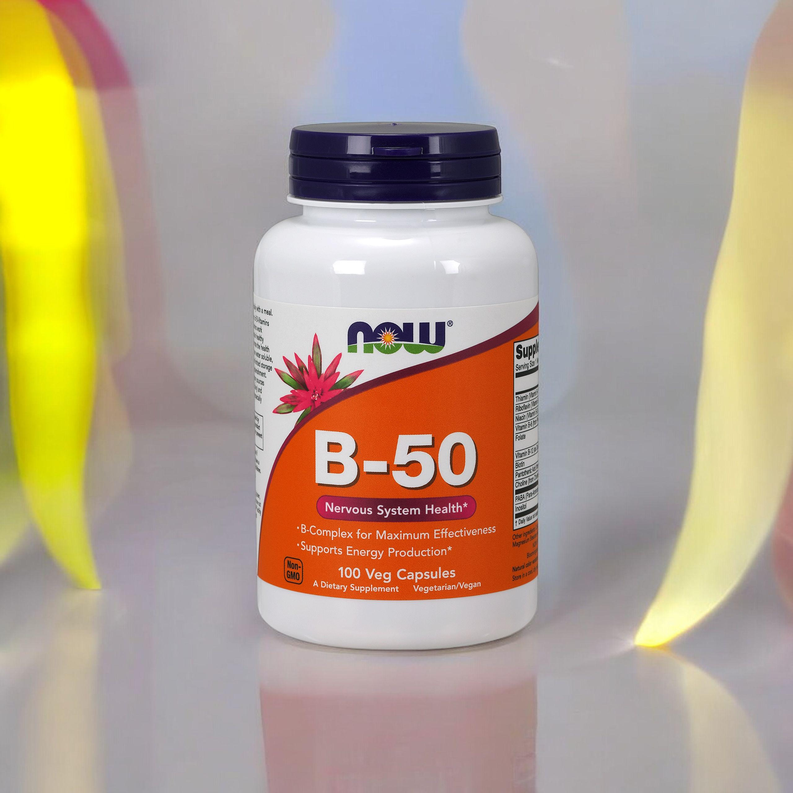 NOW Vitamin B-50 - 100vcaps