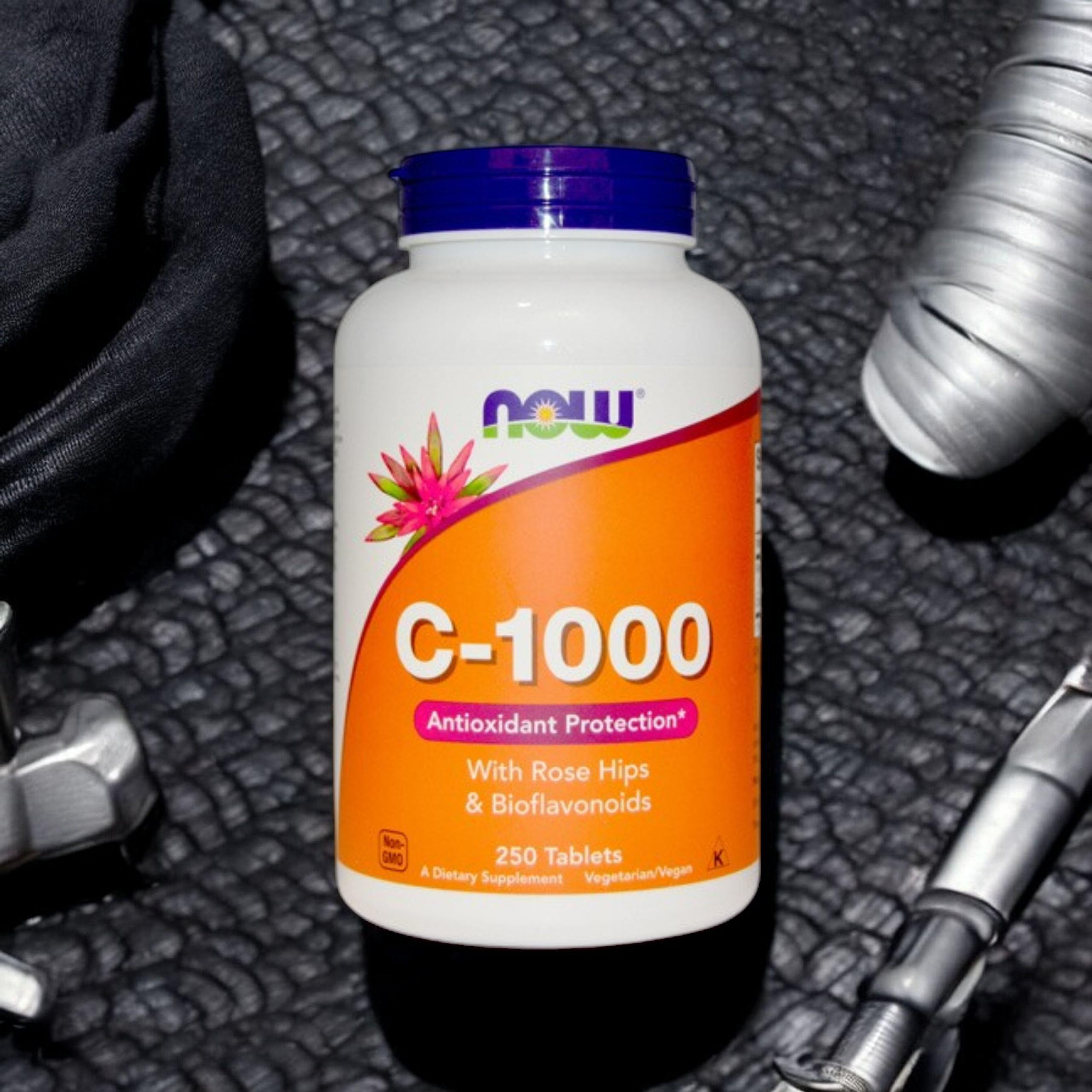 NOW Vitamin C-1000 Protection Antioxydante - 250tabs