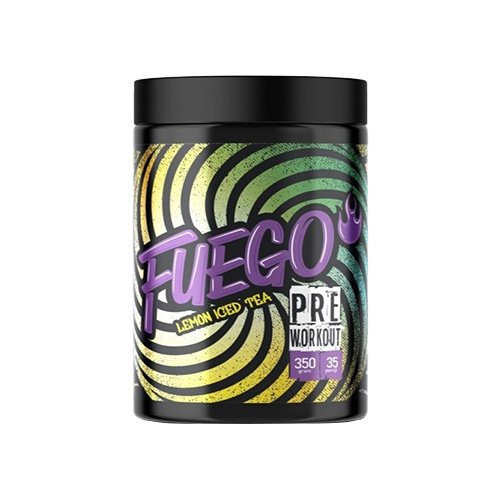 FUEGO Pre Workout - 350g - Lemon Iced Tea - VENTE