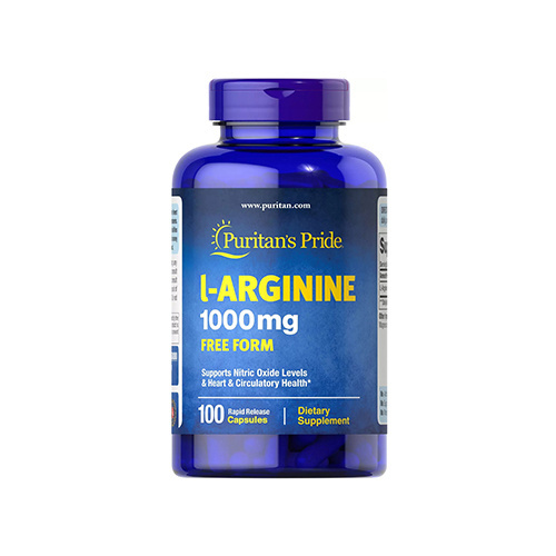 Puritan's Pride L-Arginine 1000mg - 100caps - Arginine