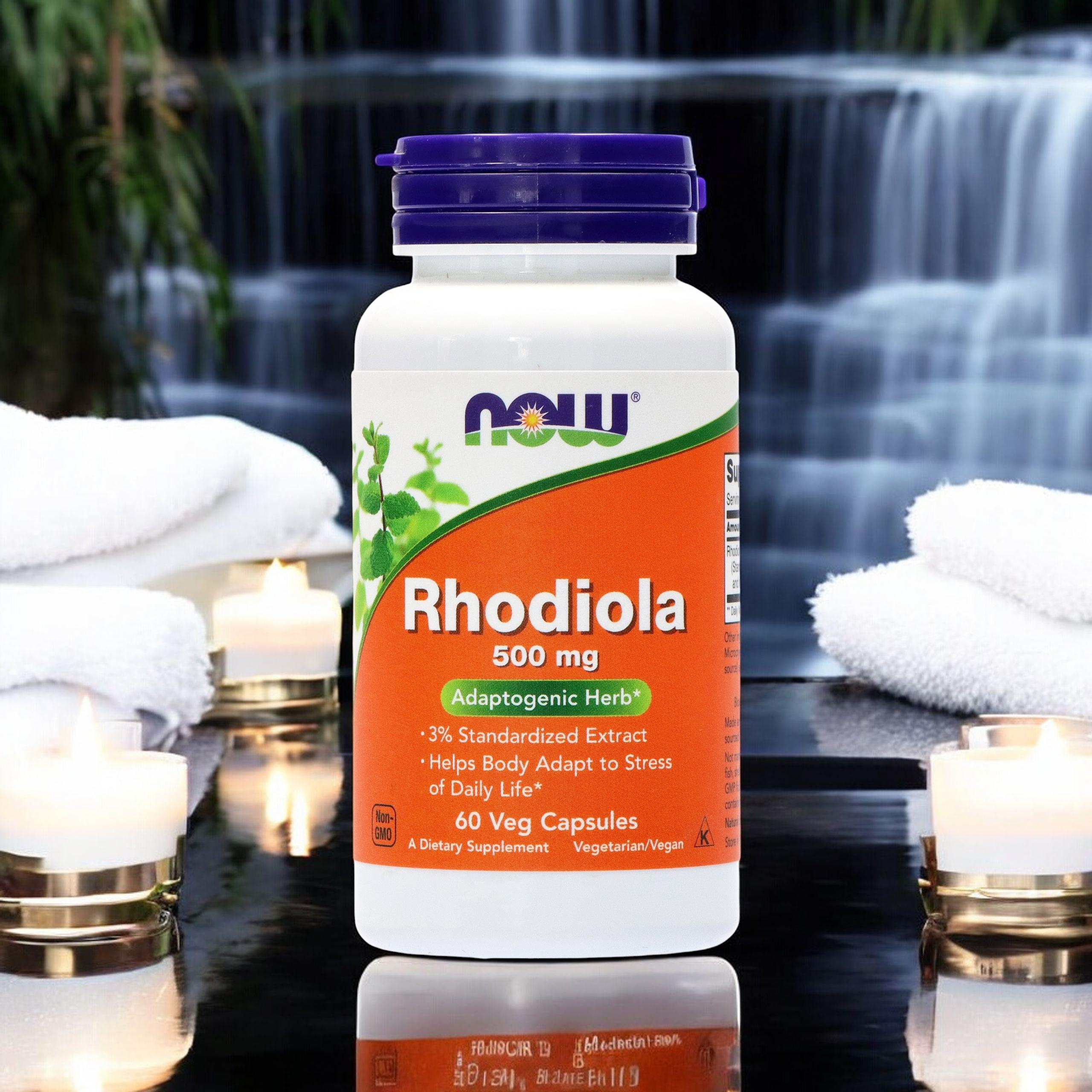 NOW Rhodiola Rosea 500 mg Extract - 60 vcaps