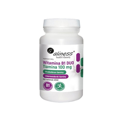 ALINESS - Vitamine B1 DUO 100mg - 100vtabs.
