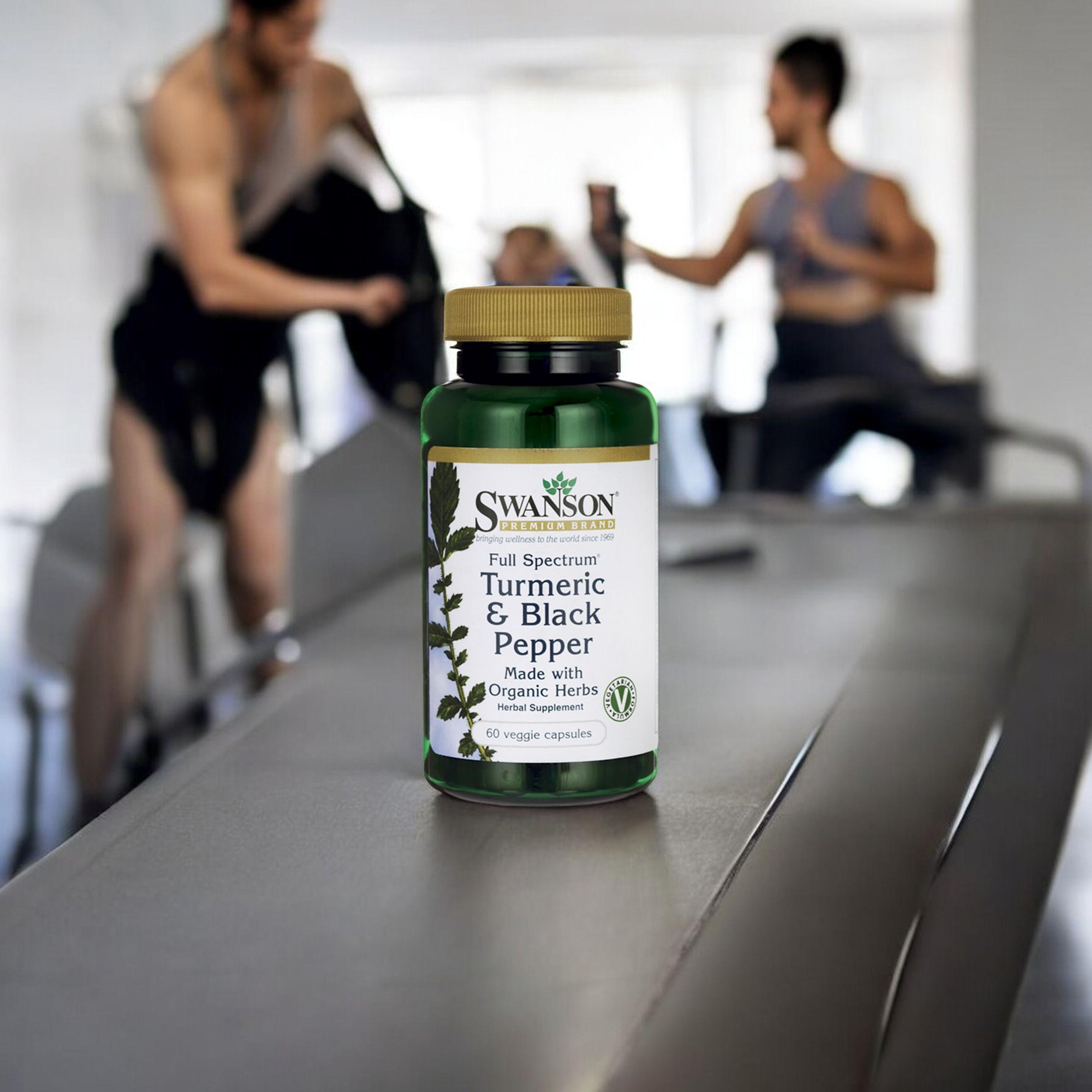 SWANSON Turmeric Black Pepper (Curcuma z Piperyną) - 60vcaps.