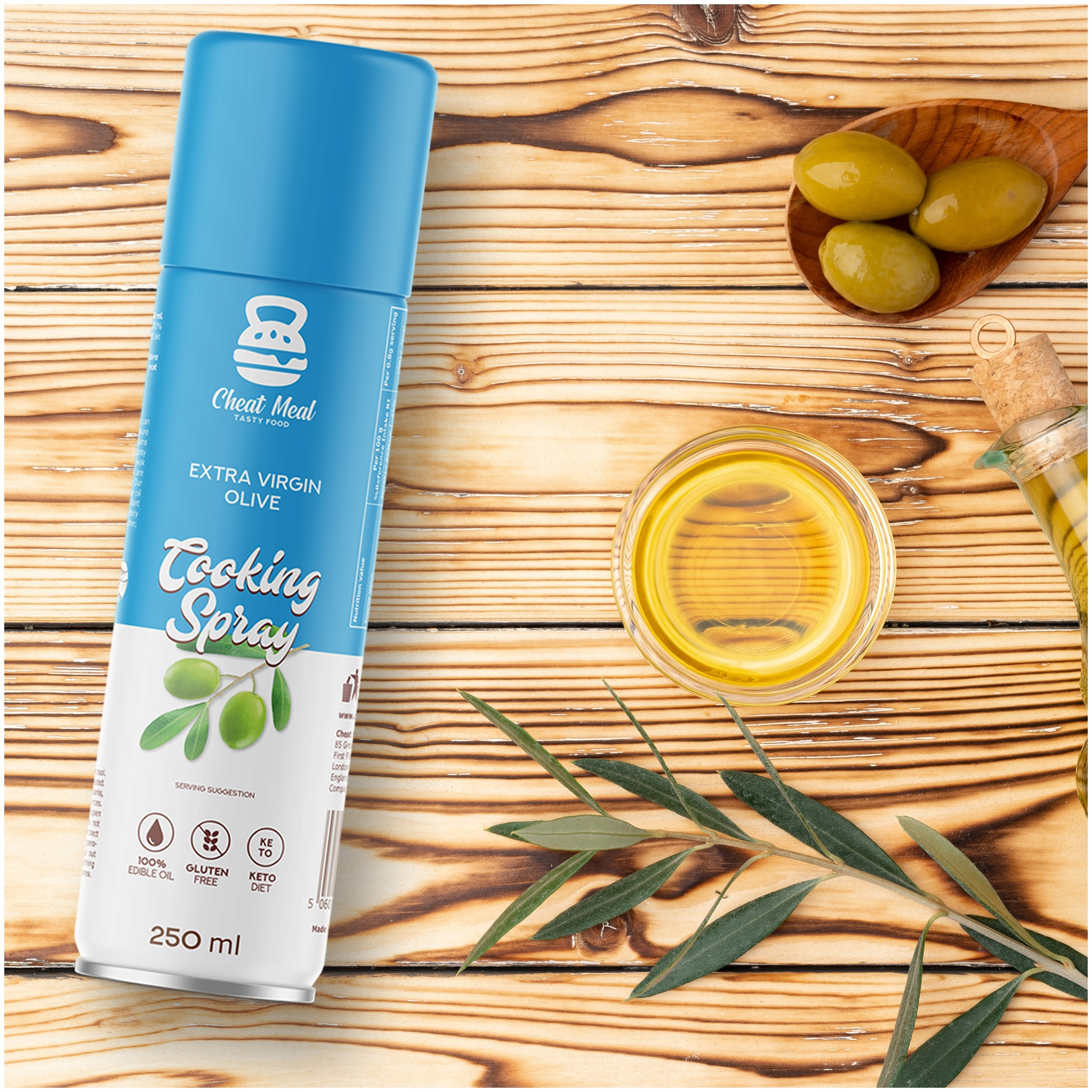 Pâtes Konjac Tagliatelle 400g + Spray d’huile d’olive Cheat ENSEMBLE