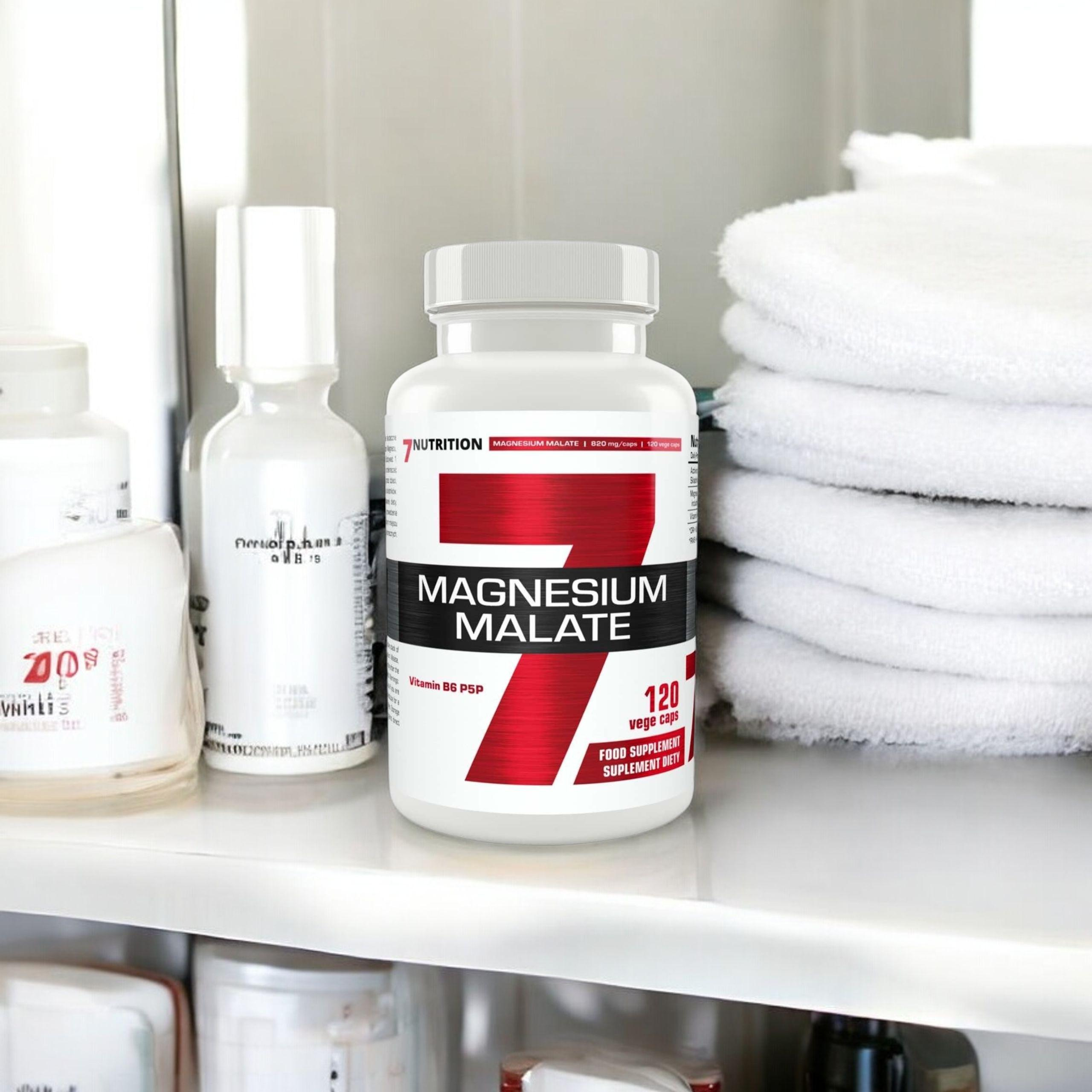 7 NUTRITION - Malate de Magnésium - 120 gélules végétales.