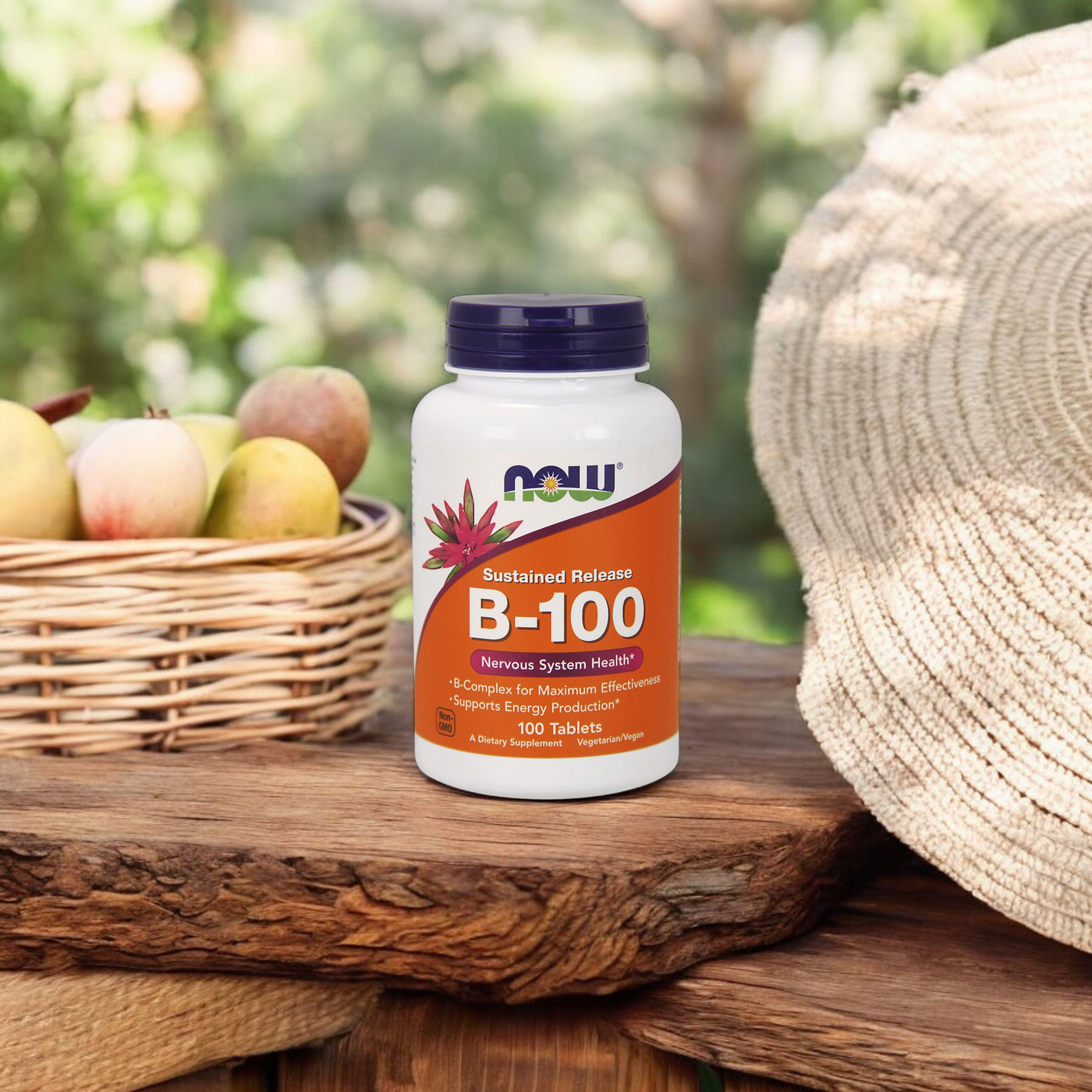 NOW Vitamine B-100 - 100tabs.