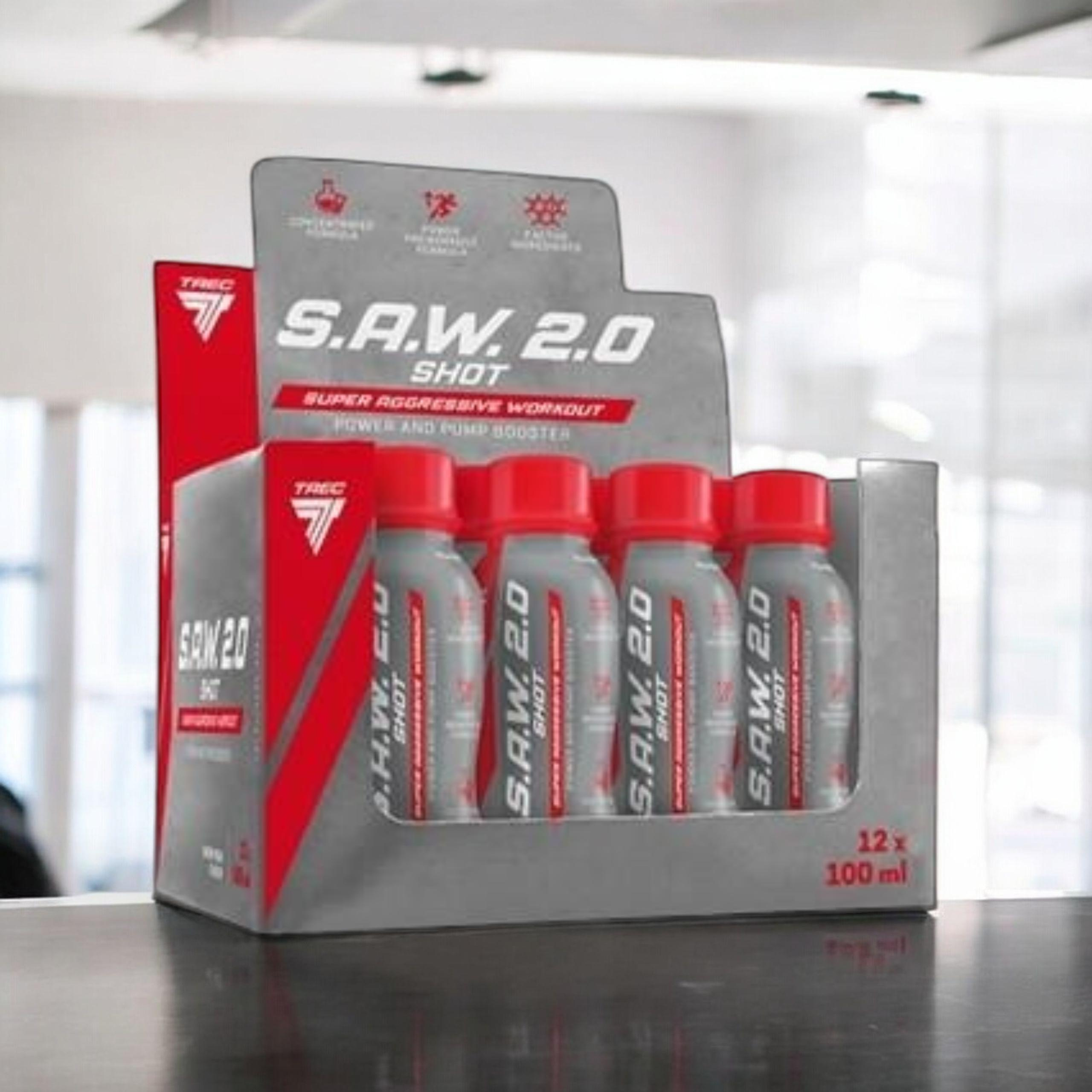 TREC - S.A.W. 2.0 Shot - 12x 100ml - Cerise Poire