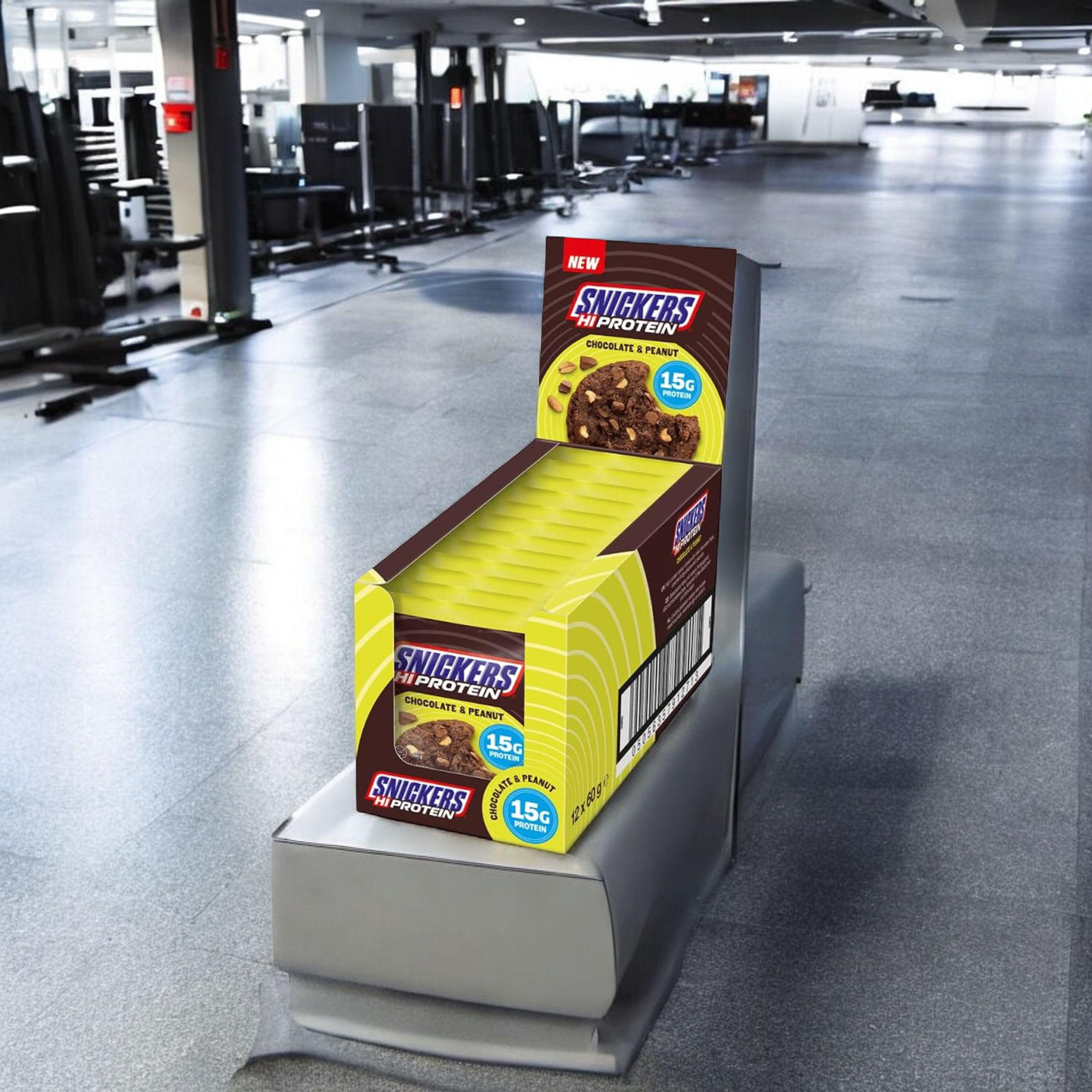 Mars – Biscuit Protéiné Snickers – 12×60 g – Chocolat & Cacahuète