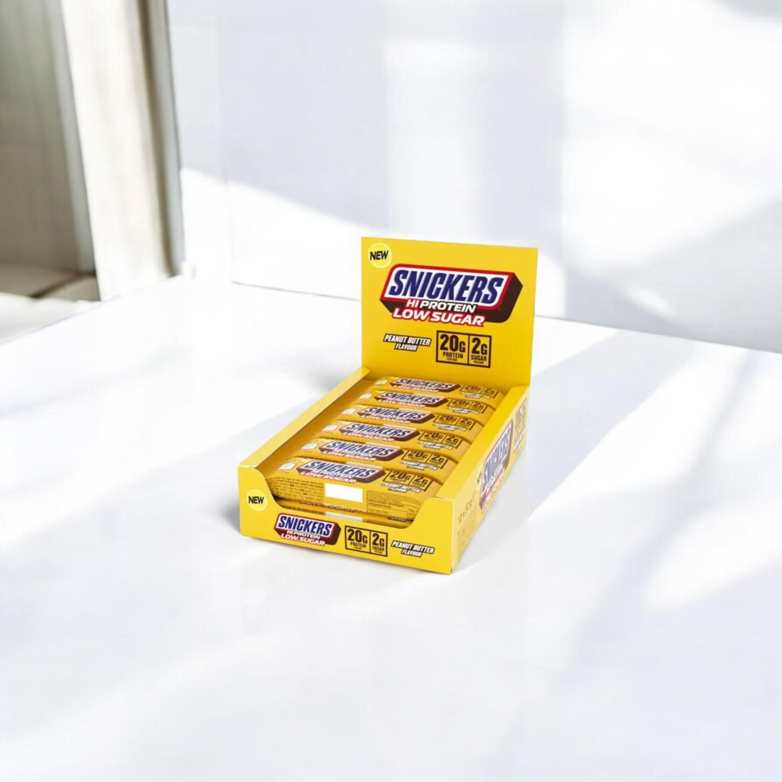 Mars - Barre protéinée HI Protein 57g à faible teneur en sucre - Caramel salé - 12 barres