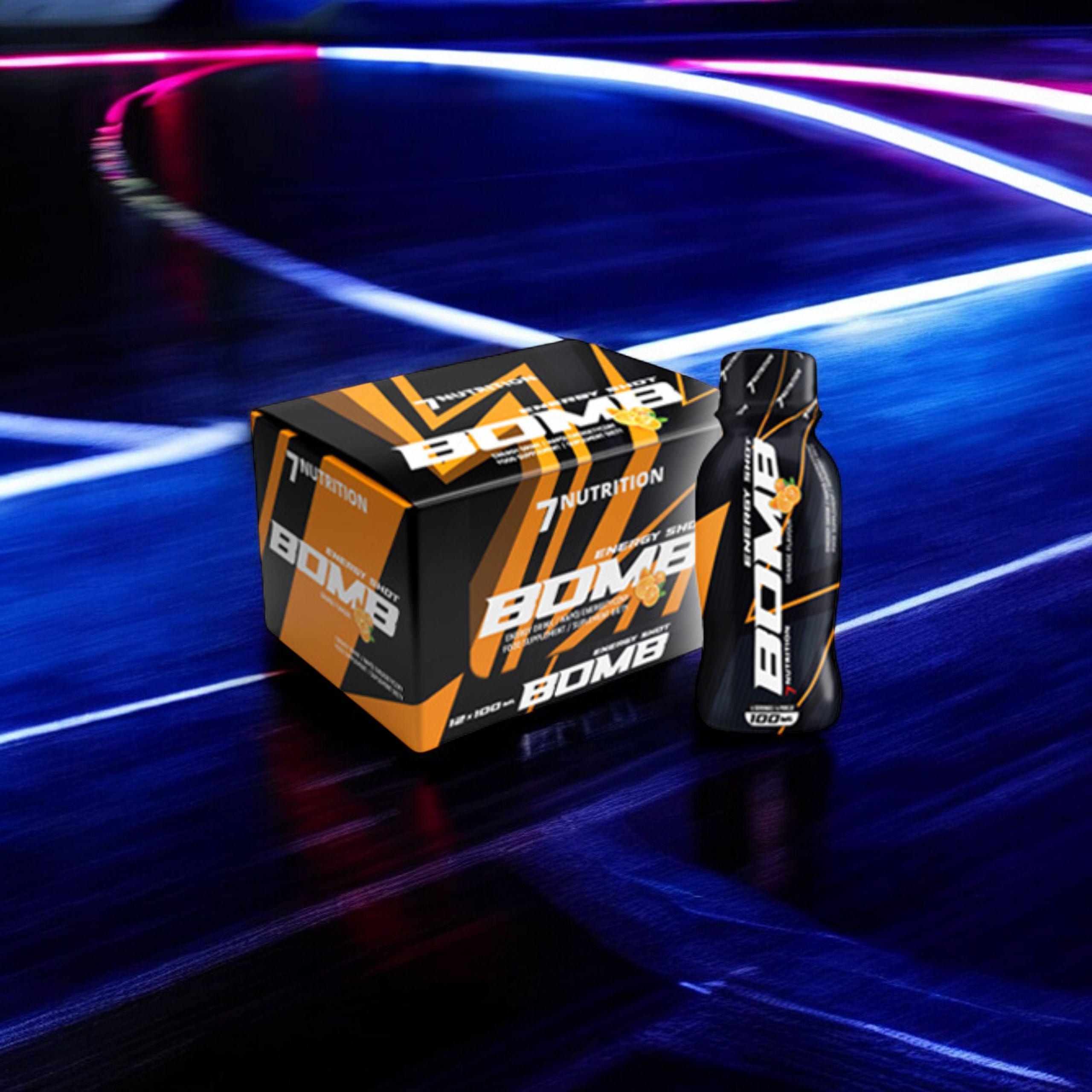 7 NUTRITION - Bomb Shot - 12x 100ml - Orange