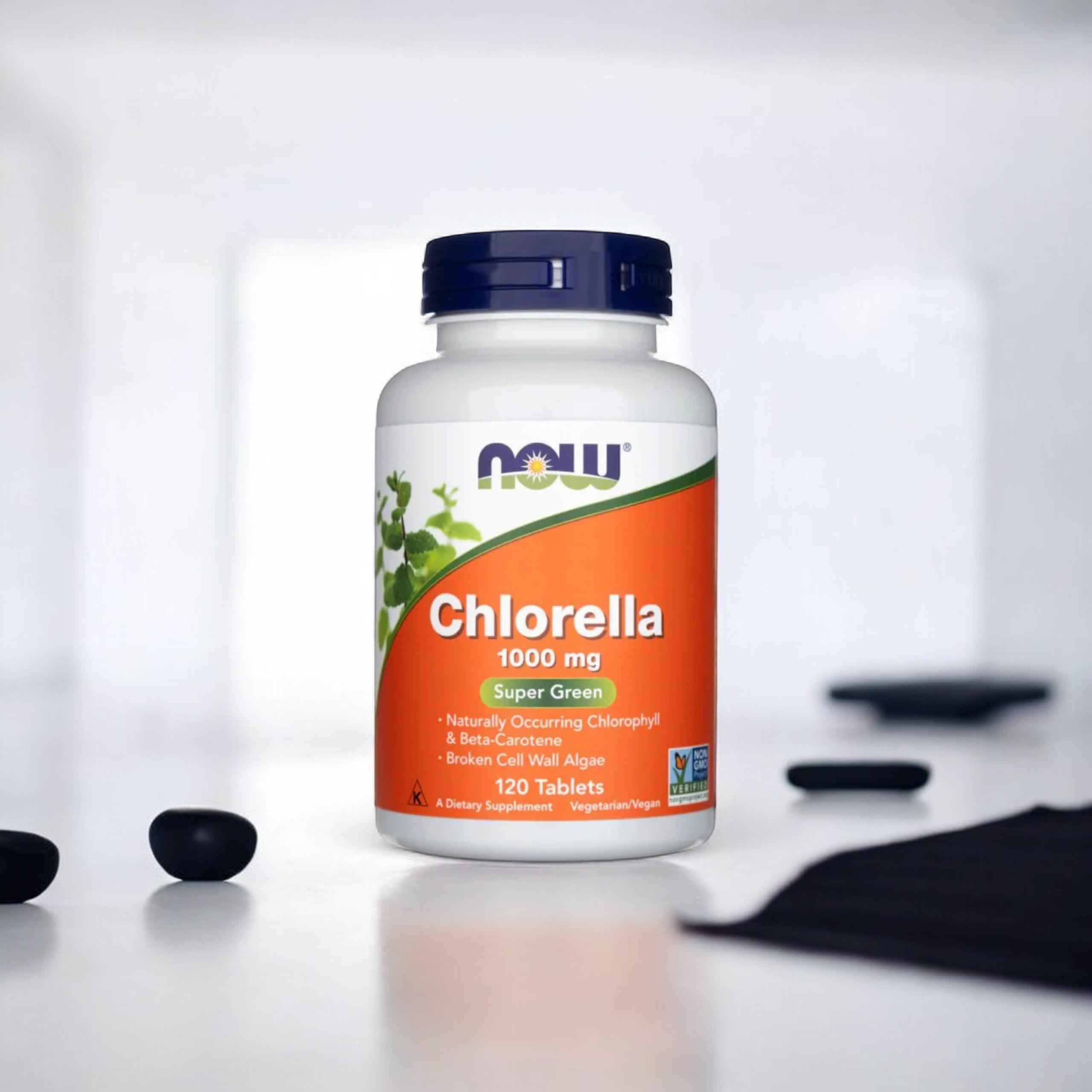 NOW - Chlorella 1000mg - 120 comprimés