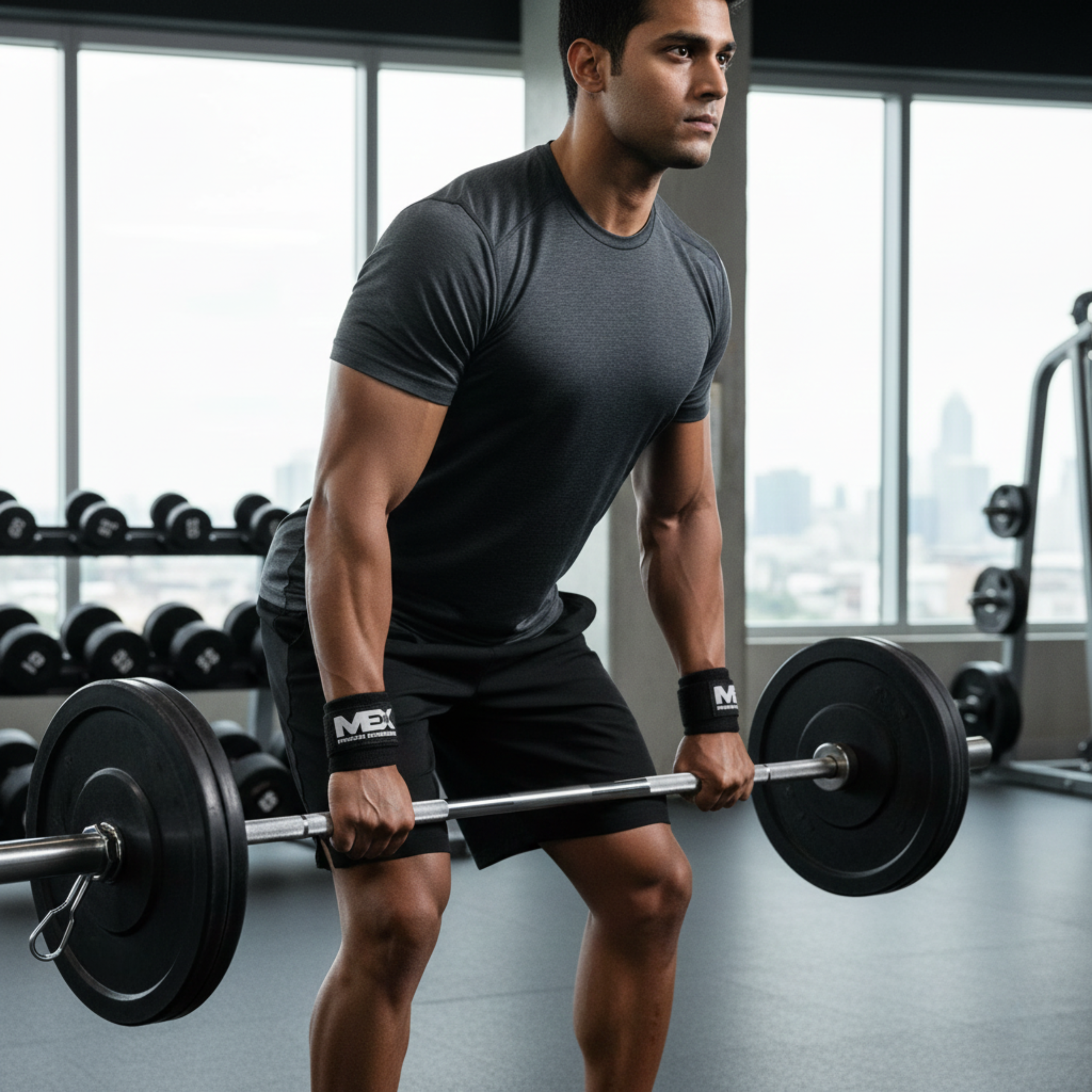 MEX NUTRITION - Smart Straps - Black - 56 cm