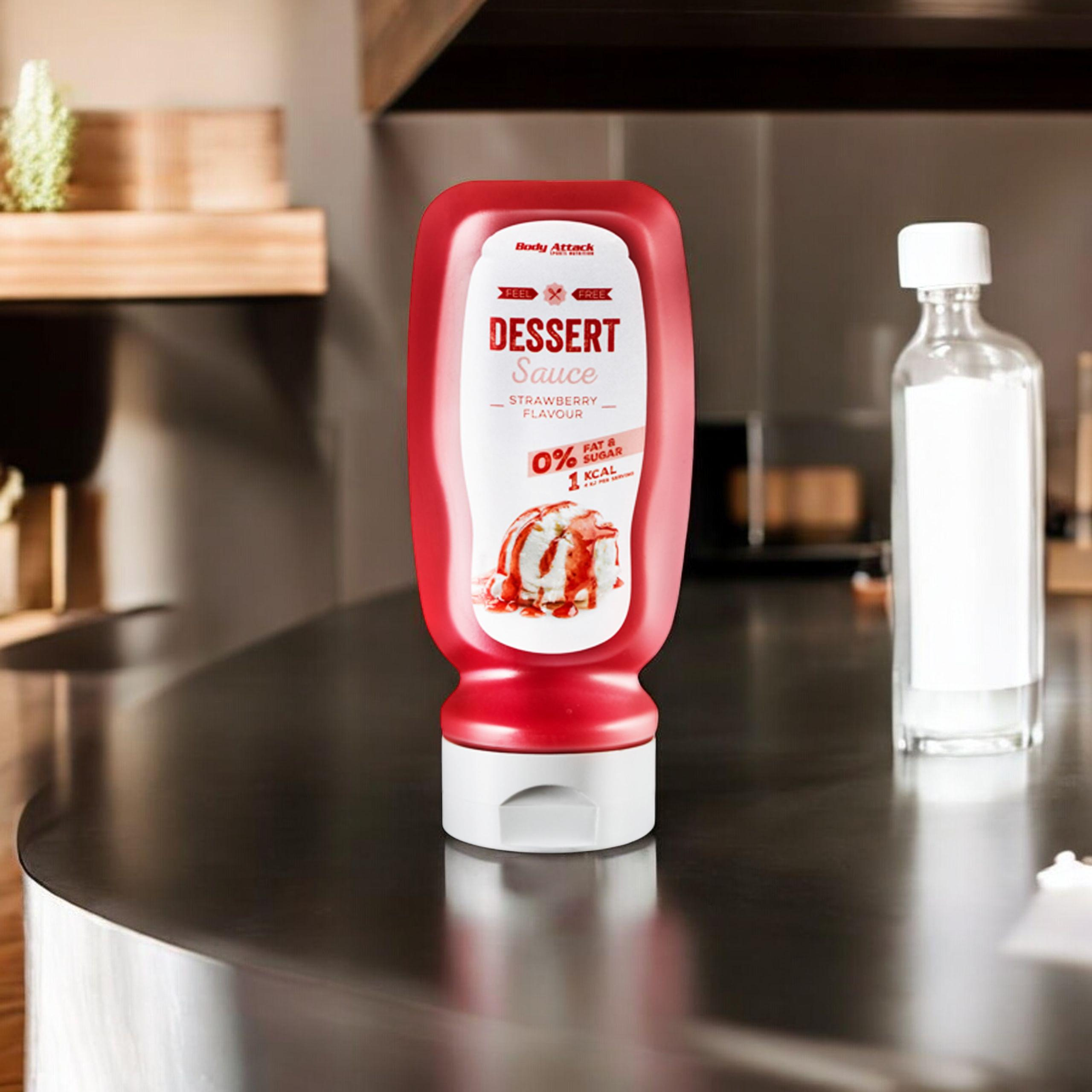 BODY ATTACK Dessert Sauce Strawberry Flavour - 320ml