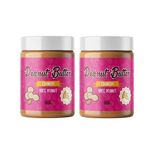 MP NUTRITION Peanut Cream 100% Peanut Crunchy - Beurre / Crème d'arachide - 2x 1000g