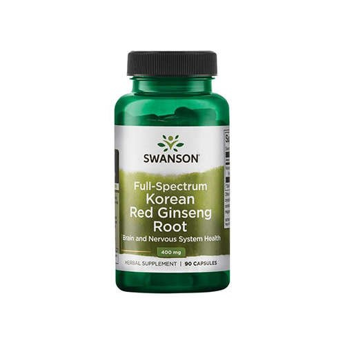 SWANSON Full Spectrum Korean Red Ginseng Root 400mg - 90caps - Ginseng Rouge