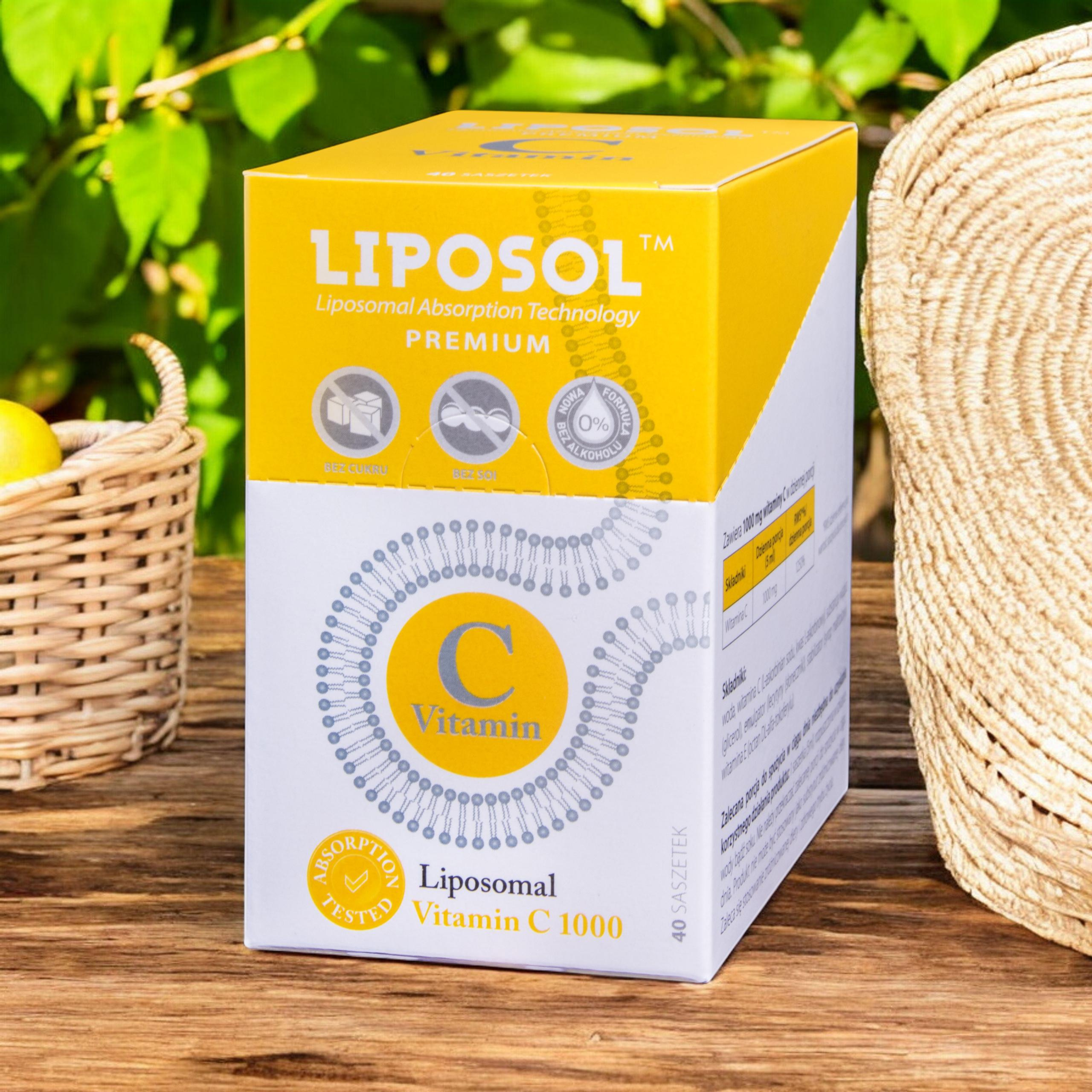 ALINESS Liposol Liposomal Vitamin C 1000 - 40 sachets