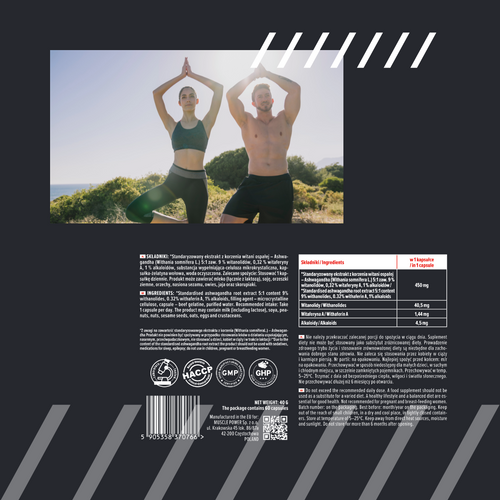 MP NUTRITION Ashwagandha 450mg 9% witanolidów - 60 caps