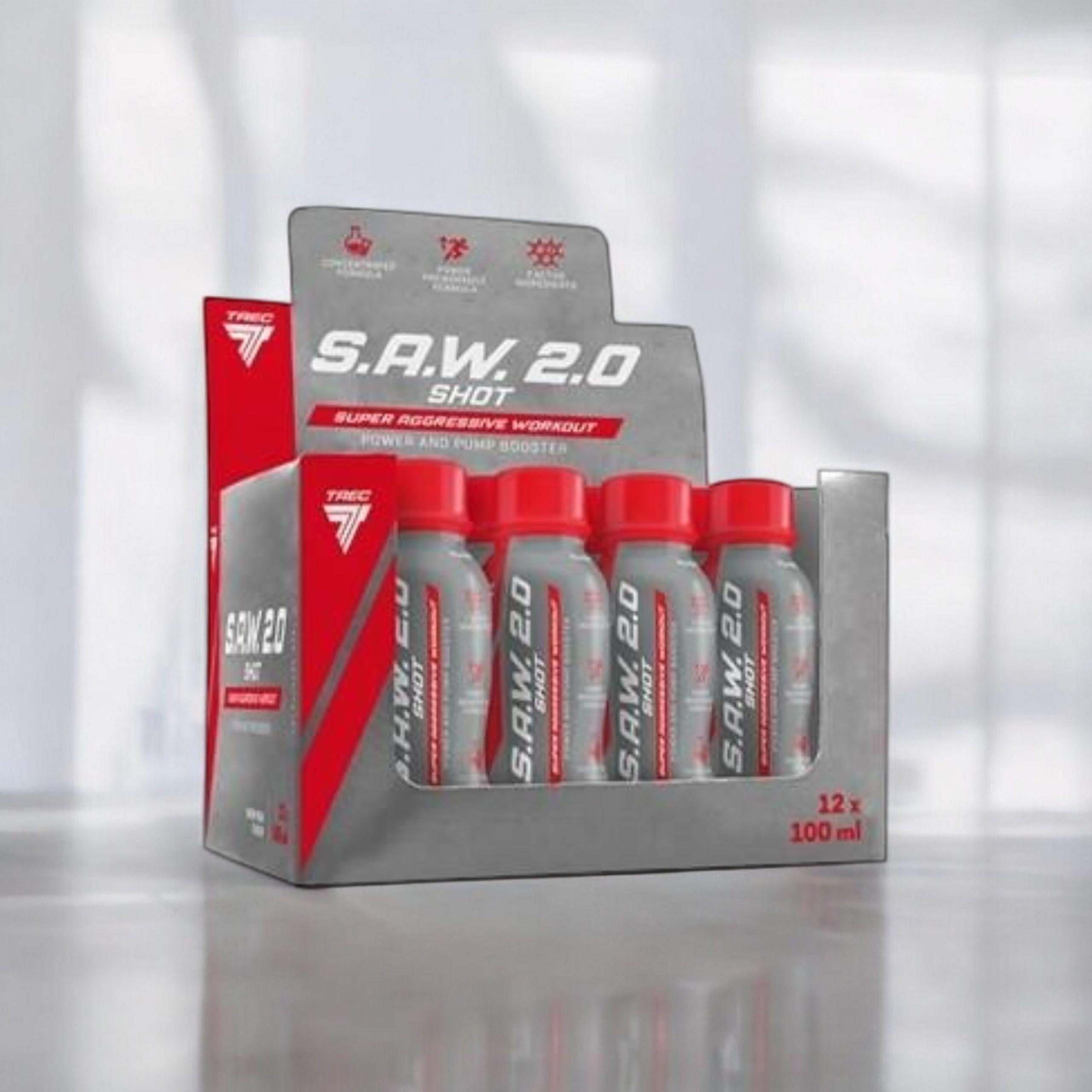 TREC - S.A.W. 2.0 Shot - 12x 100ml - Cerise Poire