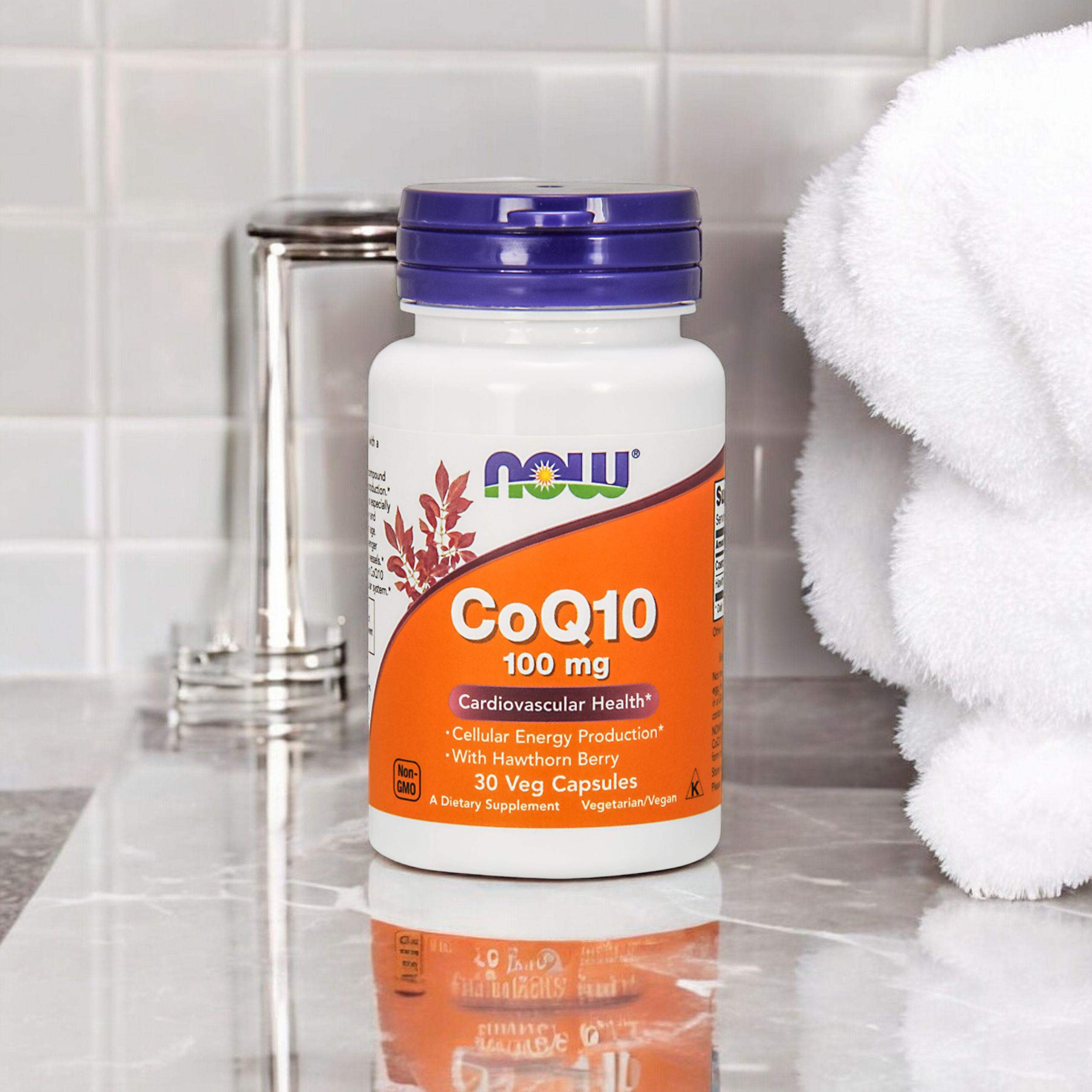 NOW CoQ10 ( Coenzyme Q10 ) 100mg - 30vegcaps