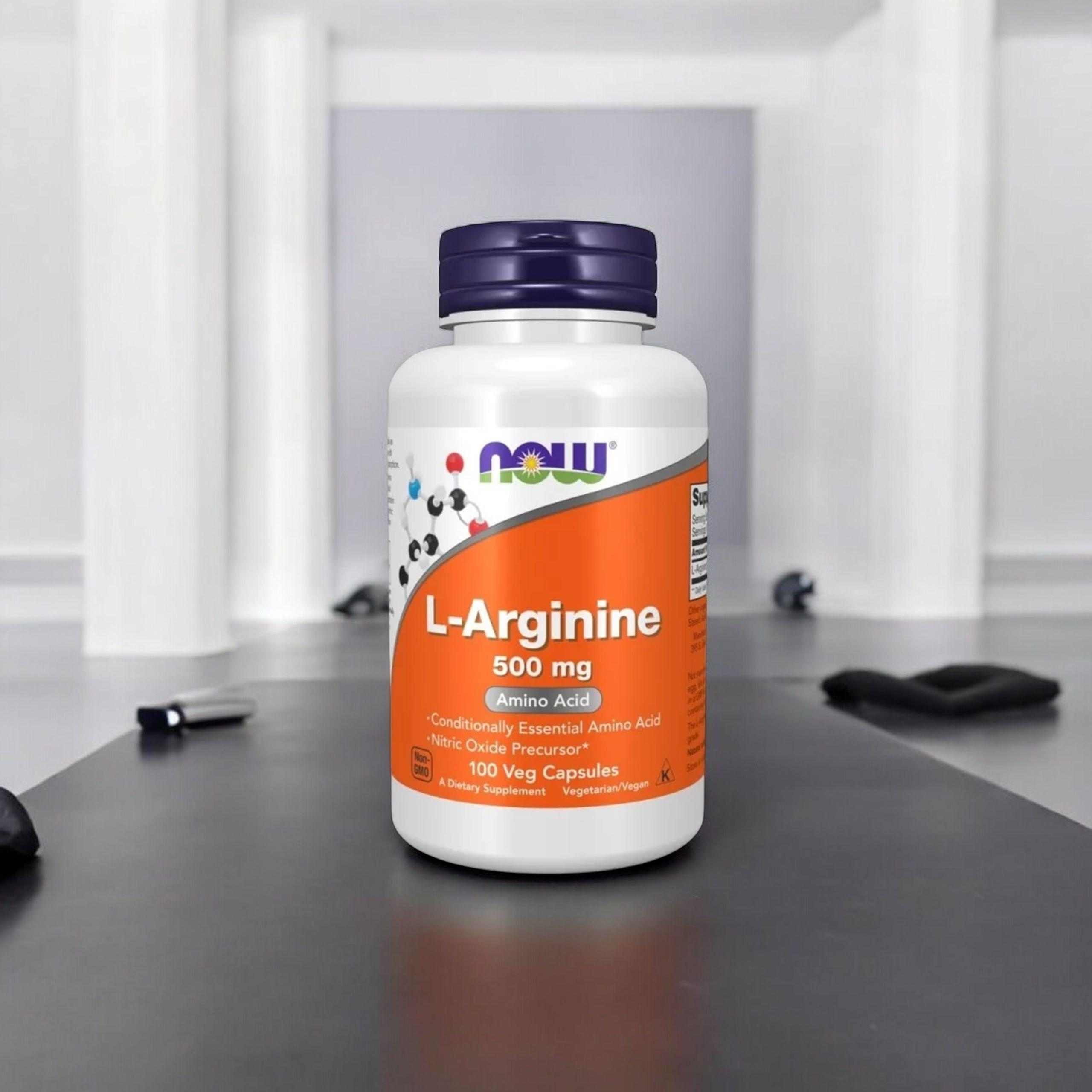 NOW L-Arginine 500mg - 100 veg capsules