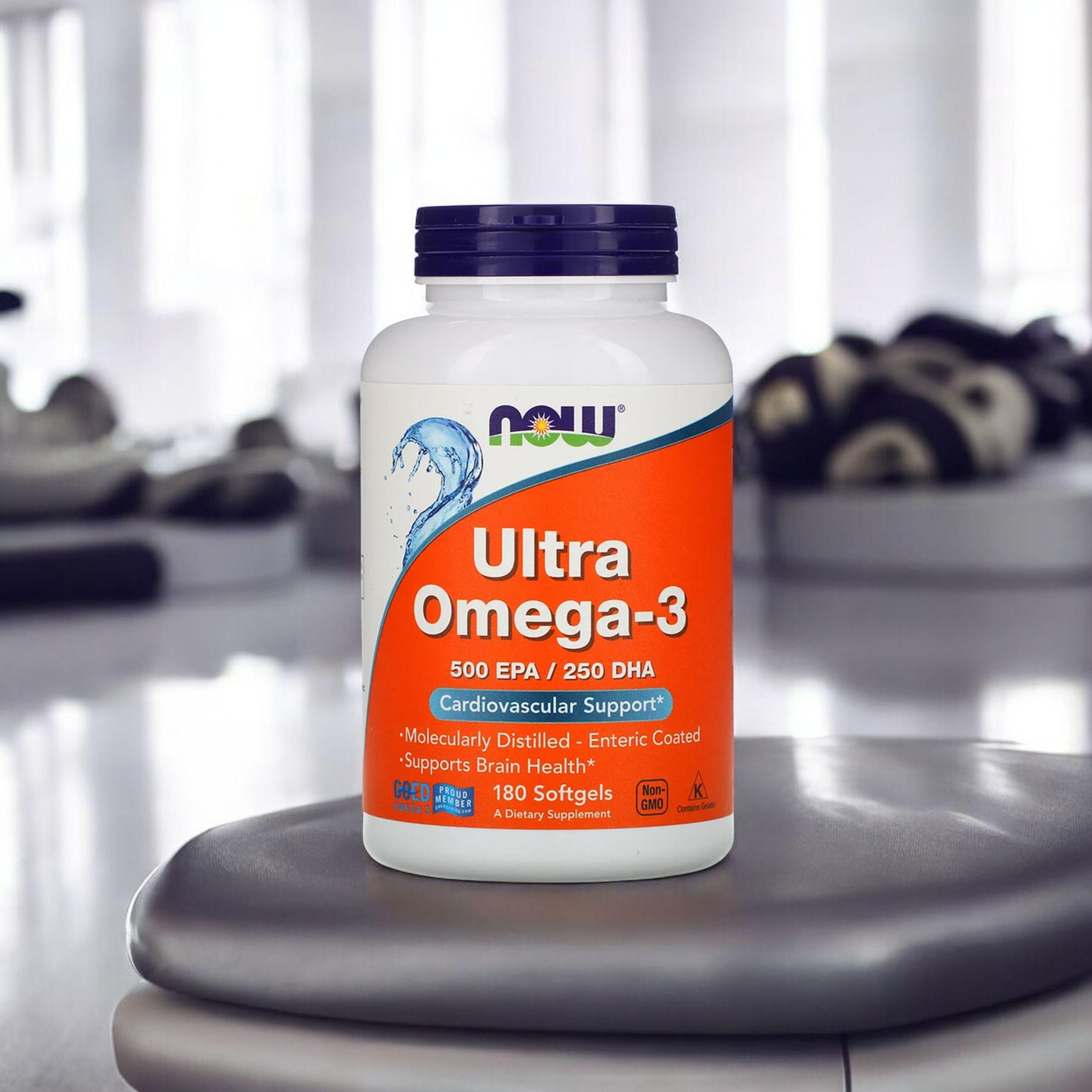 NOW Ultra Omega 3 - 500 EPA / 250 DHA - 180softgels