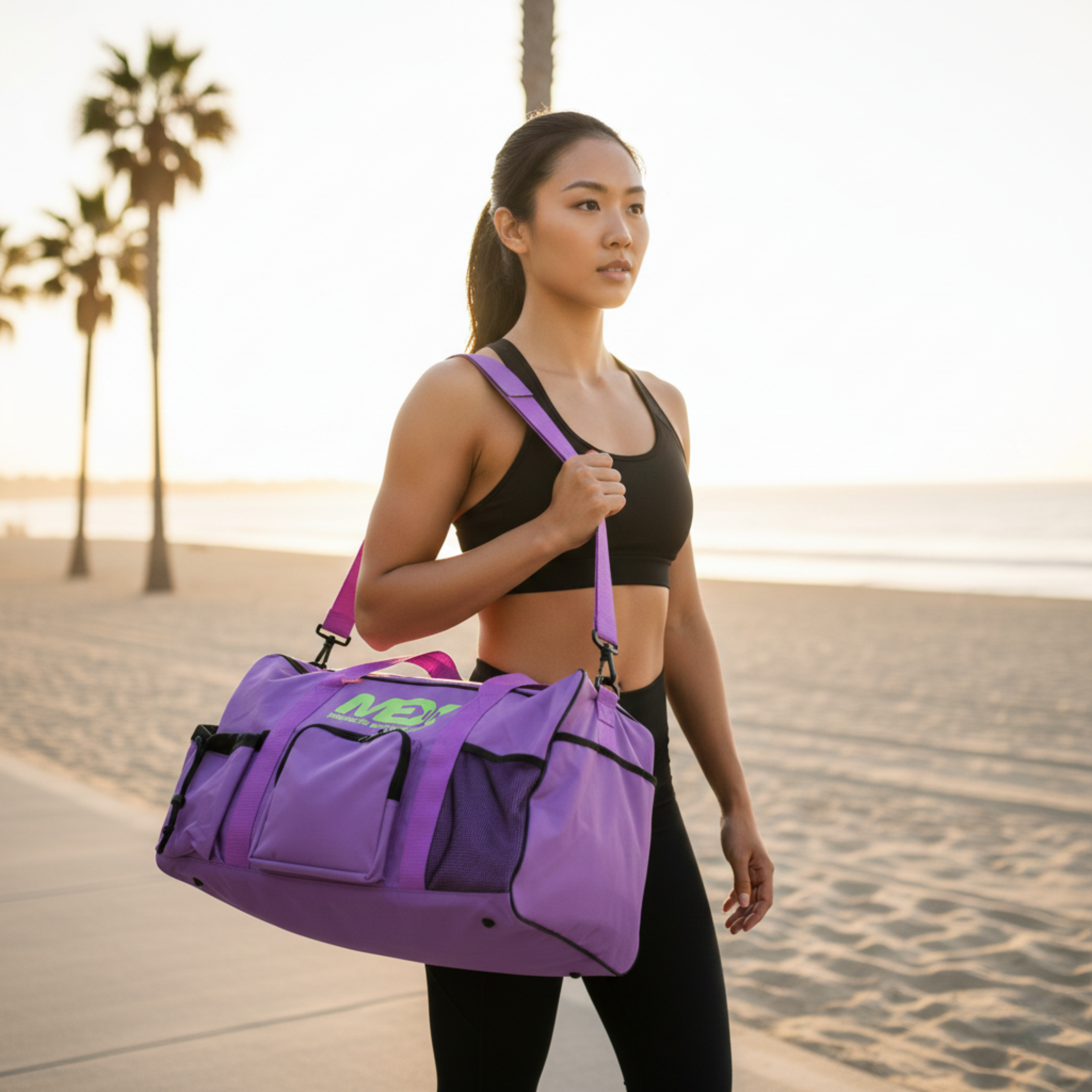 MEX NUTRITION - Sac de Sport GymFit - Violet