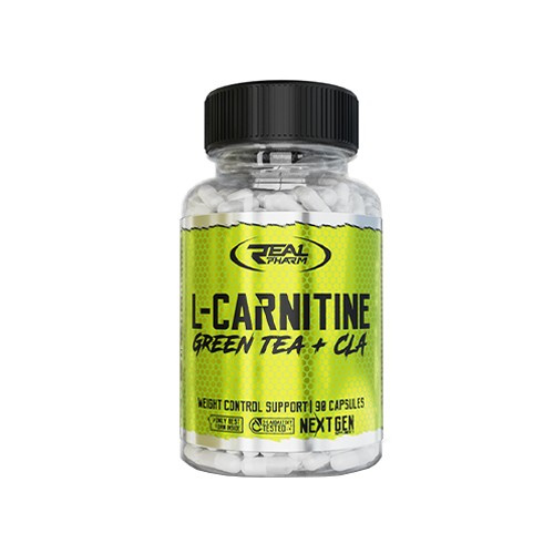 REAL PHARM L-Carnitine Green Tea + CLA - 90caps.