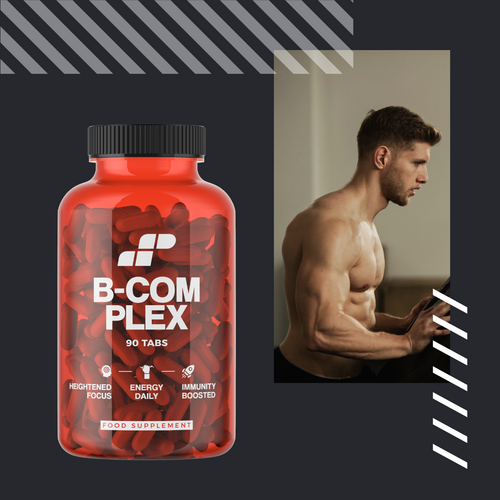 MP NUTRITION Vitamin B-Complex - 90tabs - Complexe de Vitamines B