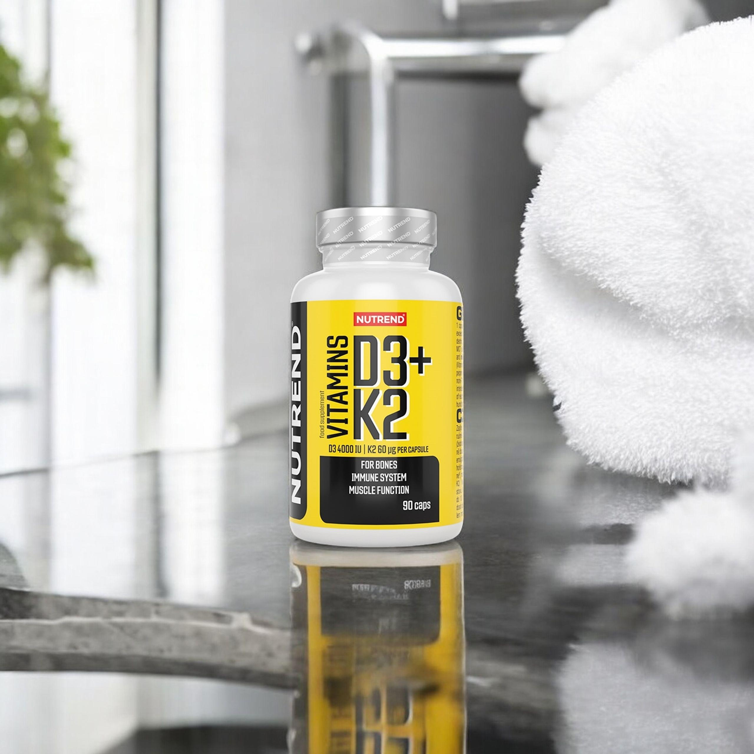 NUTREND Vitamins D3 + K2 4000 IU - 90 caps.