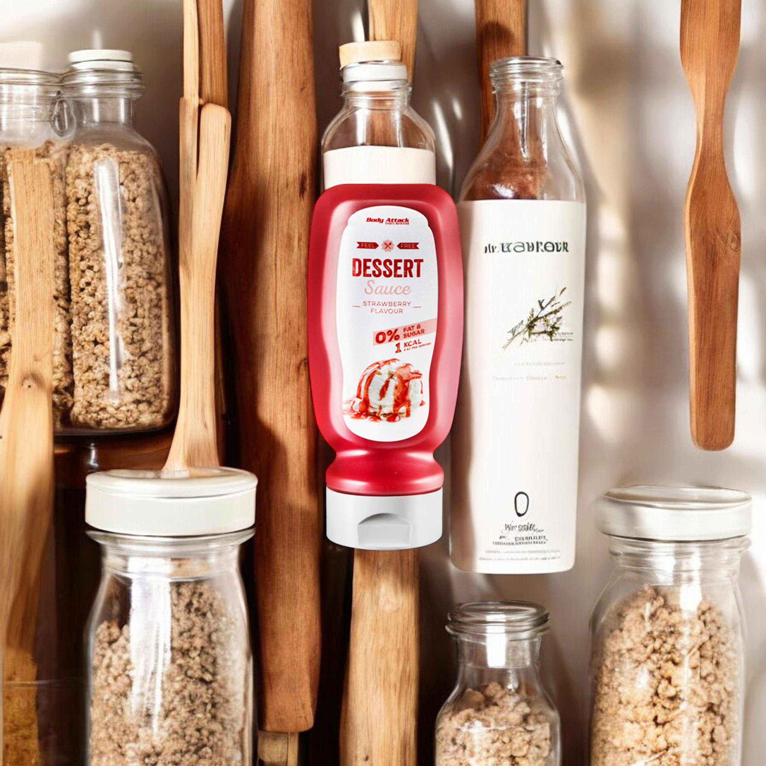 BODY ATTACK Dessert Sauce Strawberry Flavour - 320ml