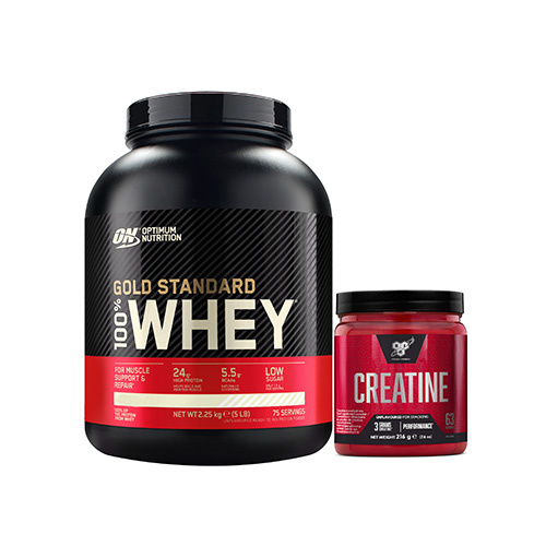 OPTIMUM NUTRITION Whey Gold Standard - 2270g* + BSN DNA Creatine - 216g