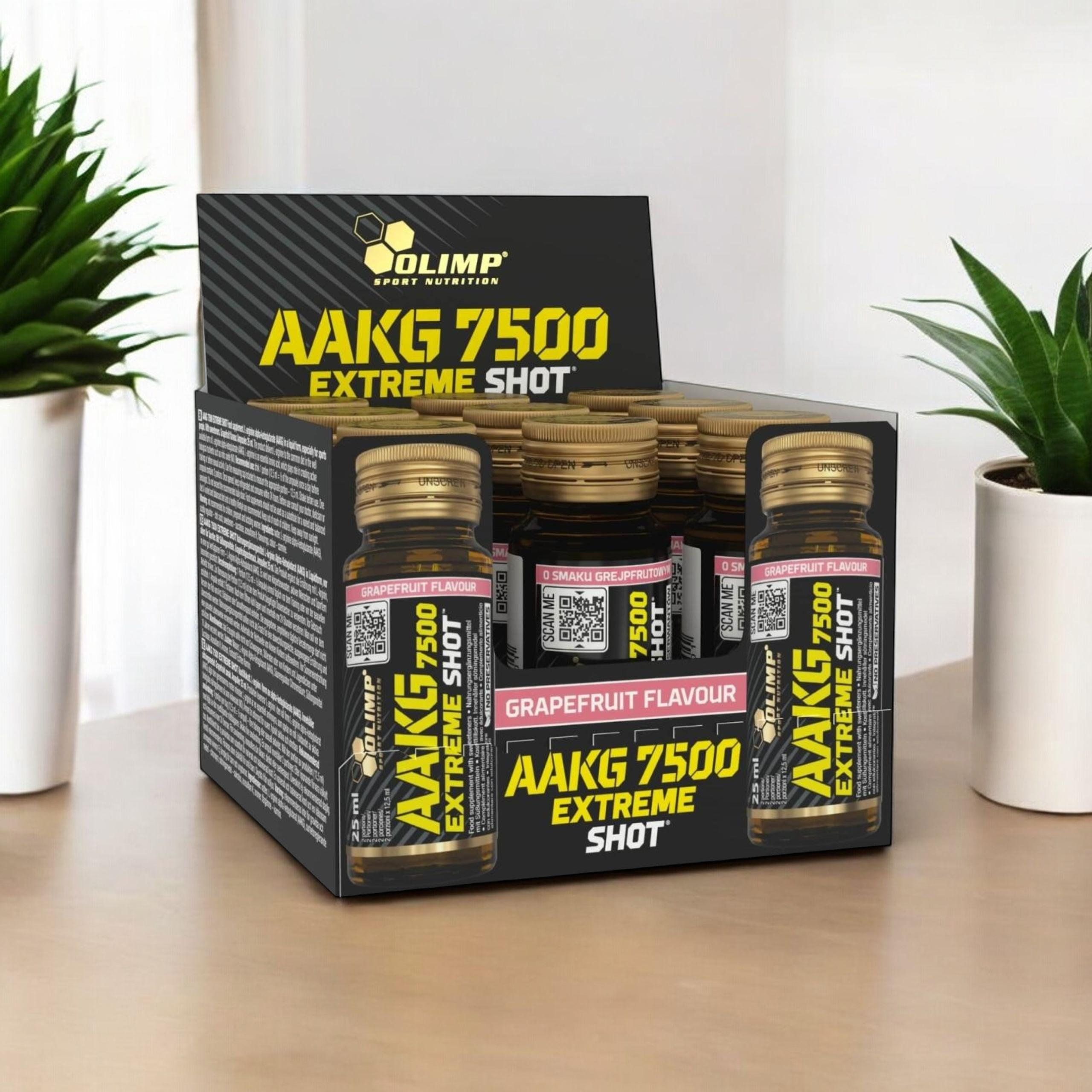 OLIMP - AAKG 7500 Extr Shot - 9x 25ml - Pamplemousse