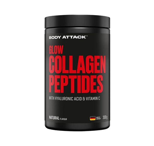 BODY ATTACK Glow Collagen Peptides – 300 g – Nature