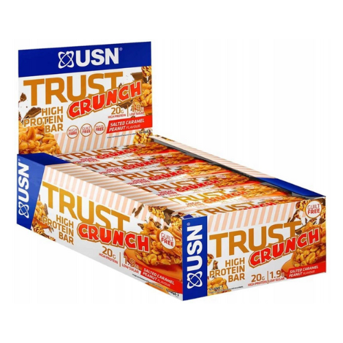 USN - Trust Crunch - 12x 60g - Caramel Salé