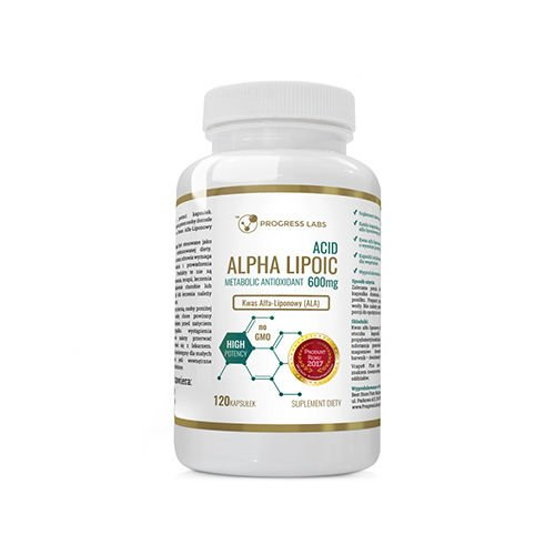 PROGRESS LABS Alpha Lipoic Acid 600mg - 120vcaps