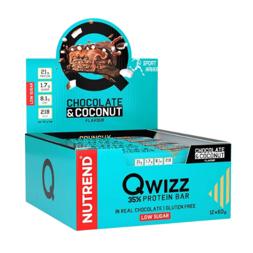 NUTREND - Barre QWIZZ Protein Bar - 24x 60g 