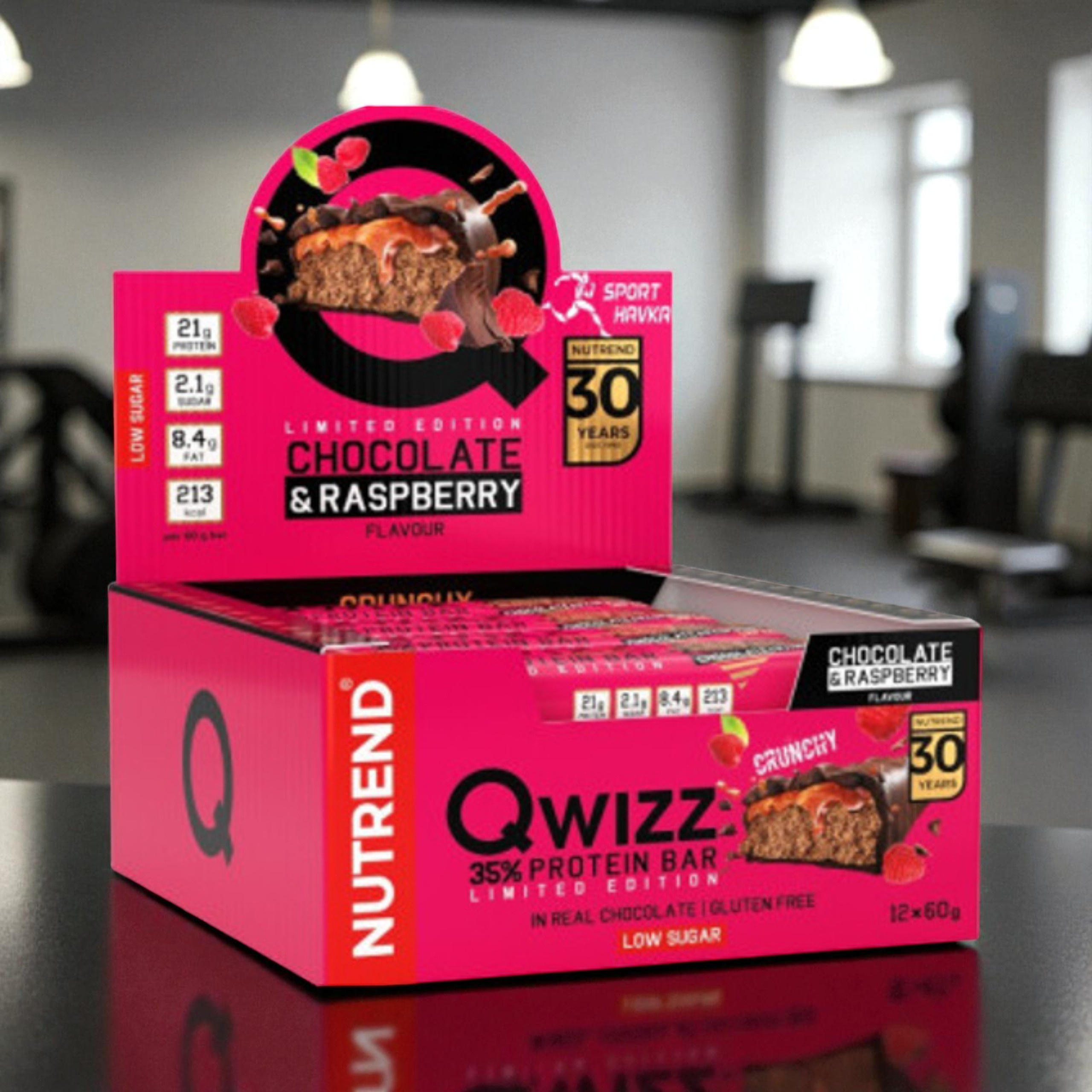 NUTREND - Barre QWIZZ Protein Bar - 24x 60g