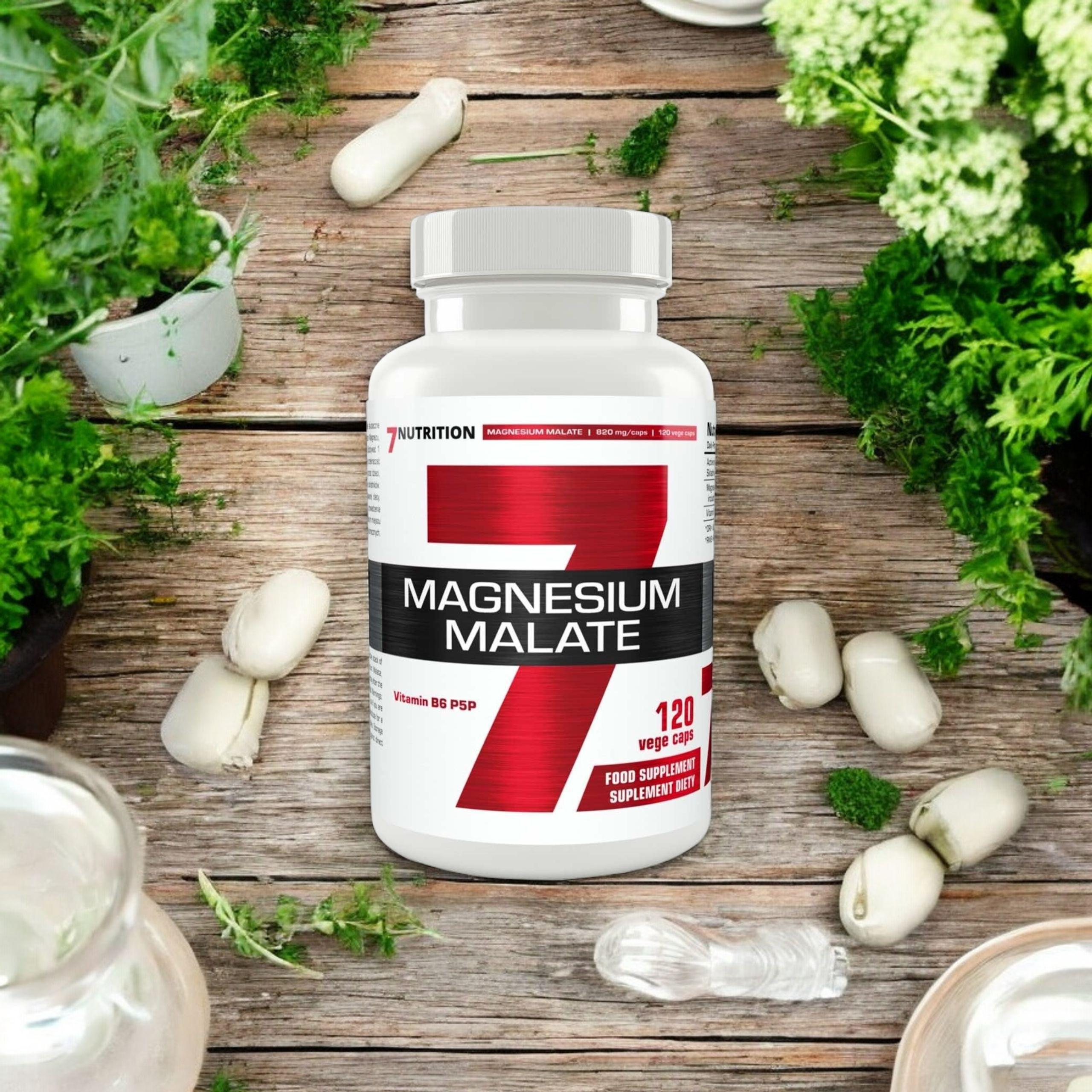 7 NUTRITION - Malate de Magnésium - 120 gélules végétales.